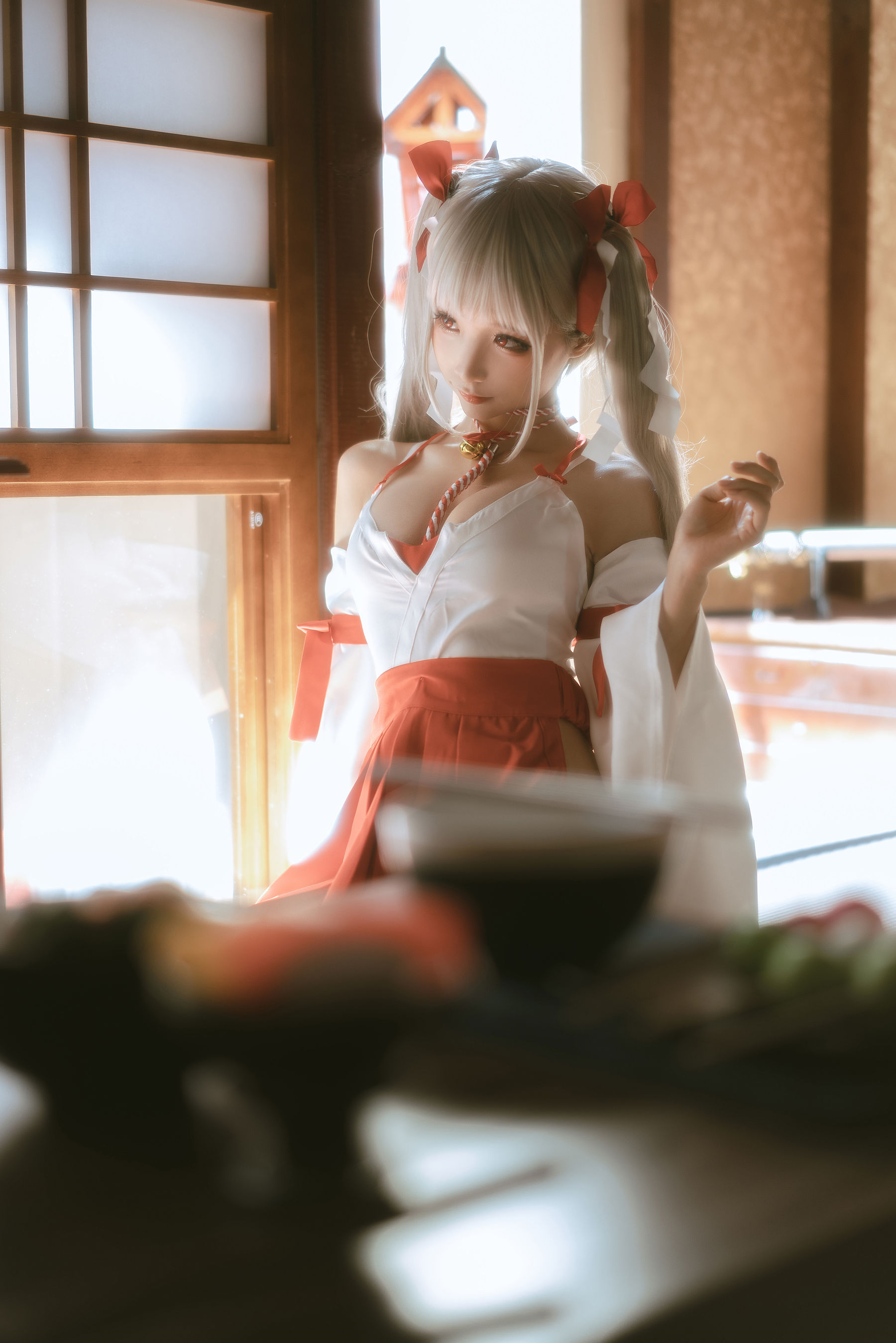 [福利COS] 动漫博主蠢沫沫 - 可畏巫女