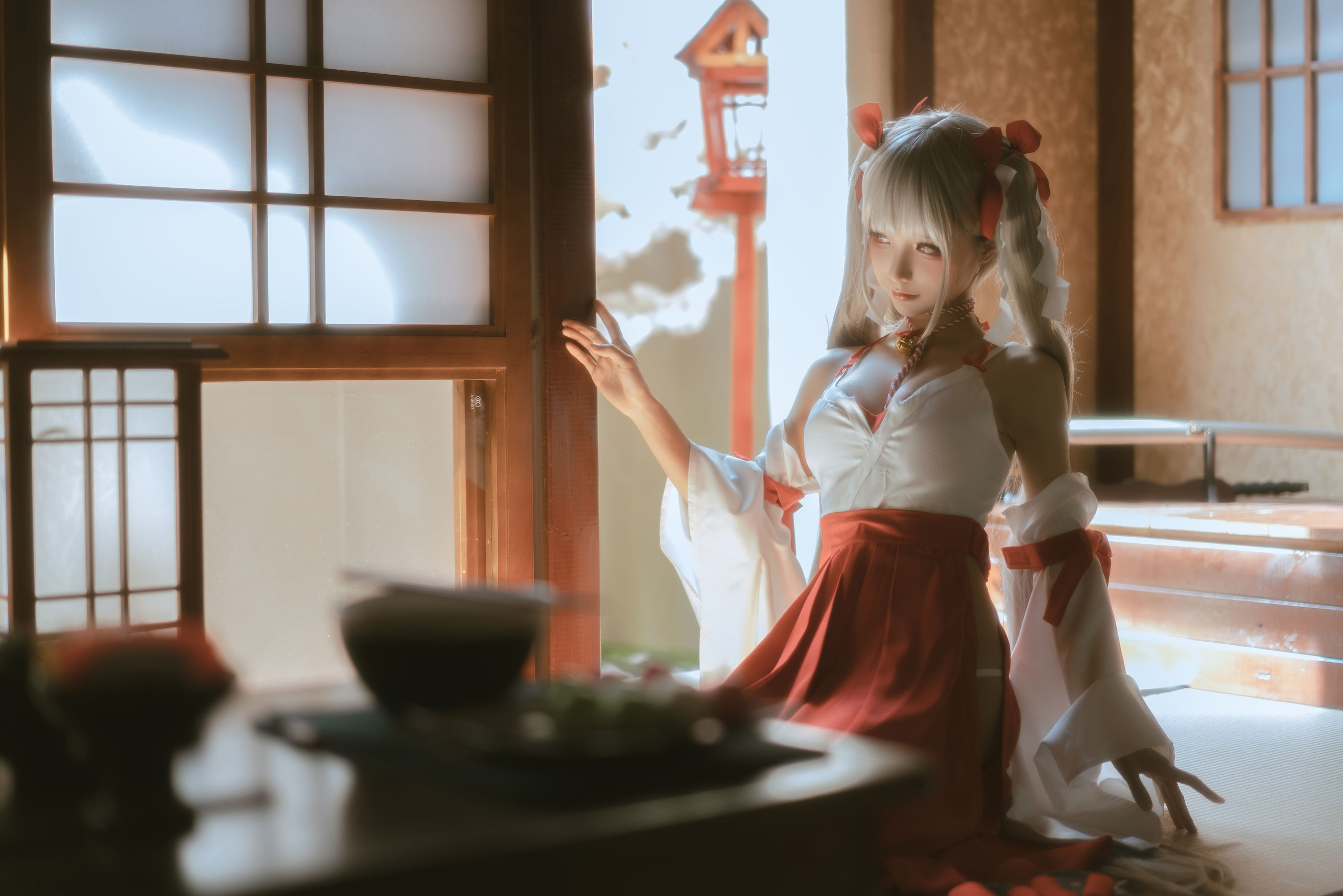 [福利COS] 动漫博主蠢沫沫 - 可畏巫女