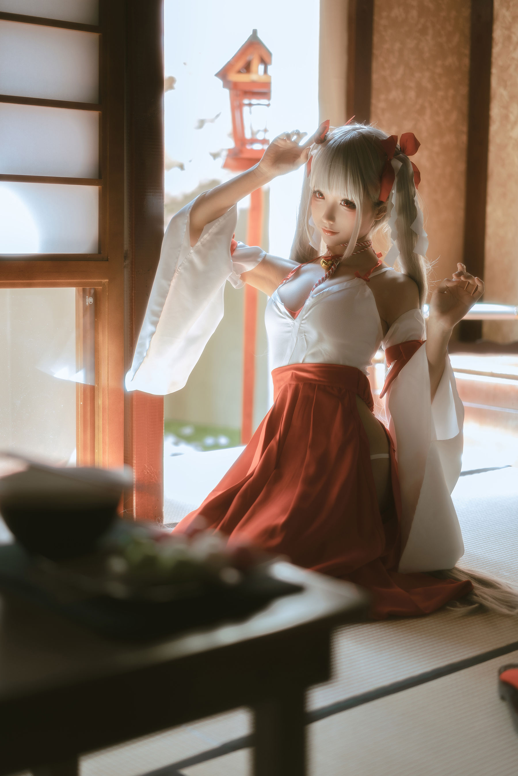 [福利COS] 动漫博主蠢沫沫 - 可畏巫女