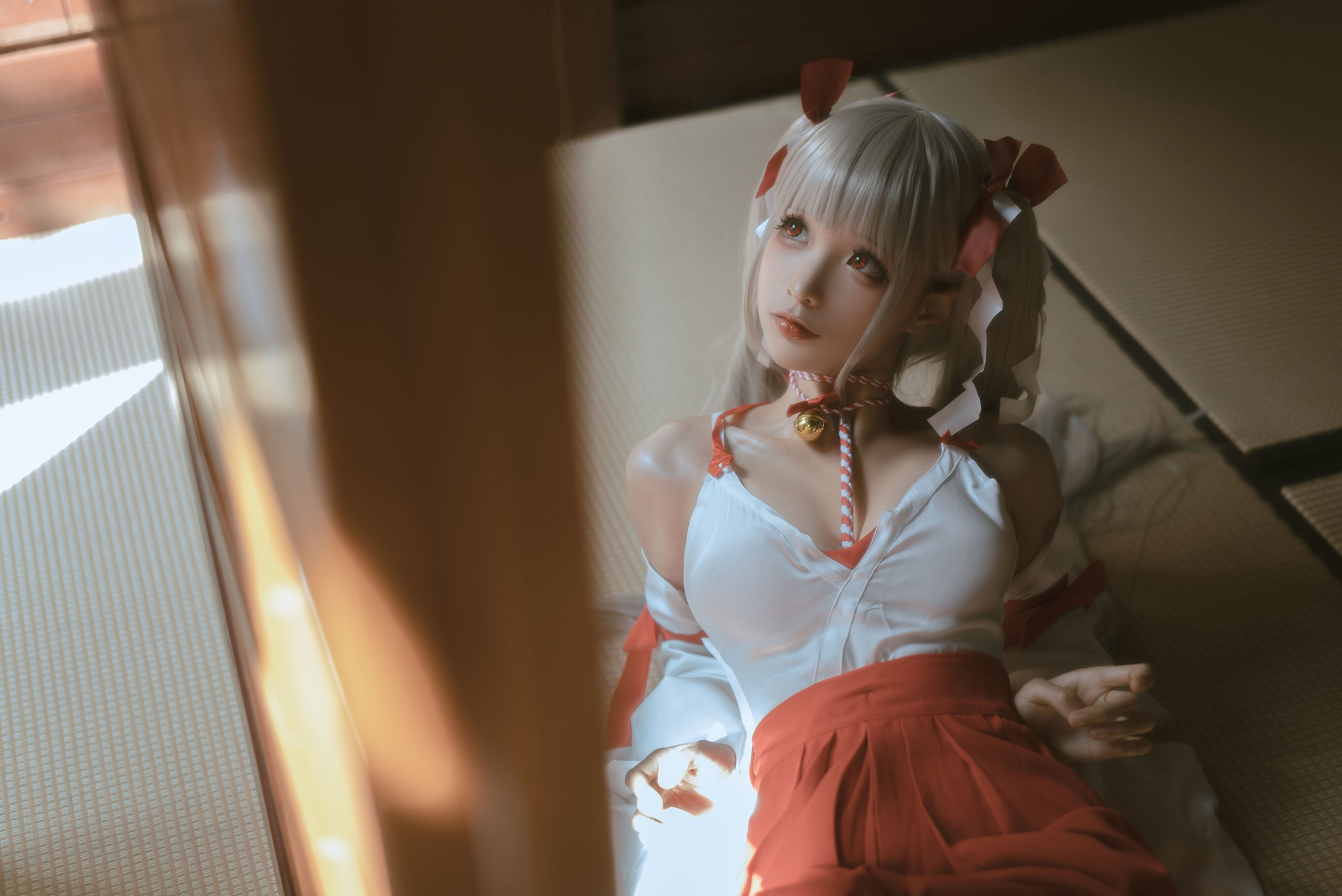 [福利COS] 动漫博主蠢沫沫 - 可畏巫女