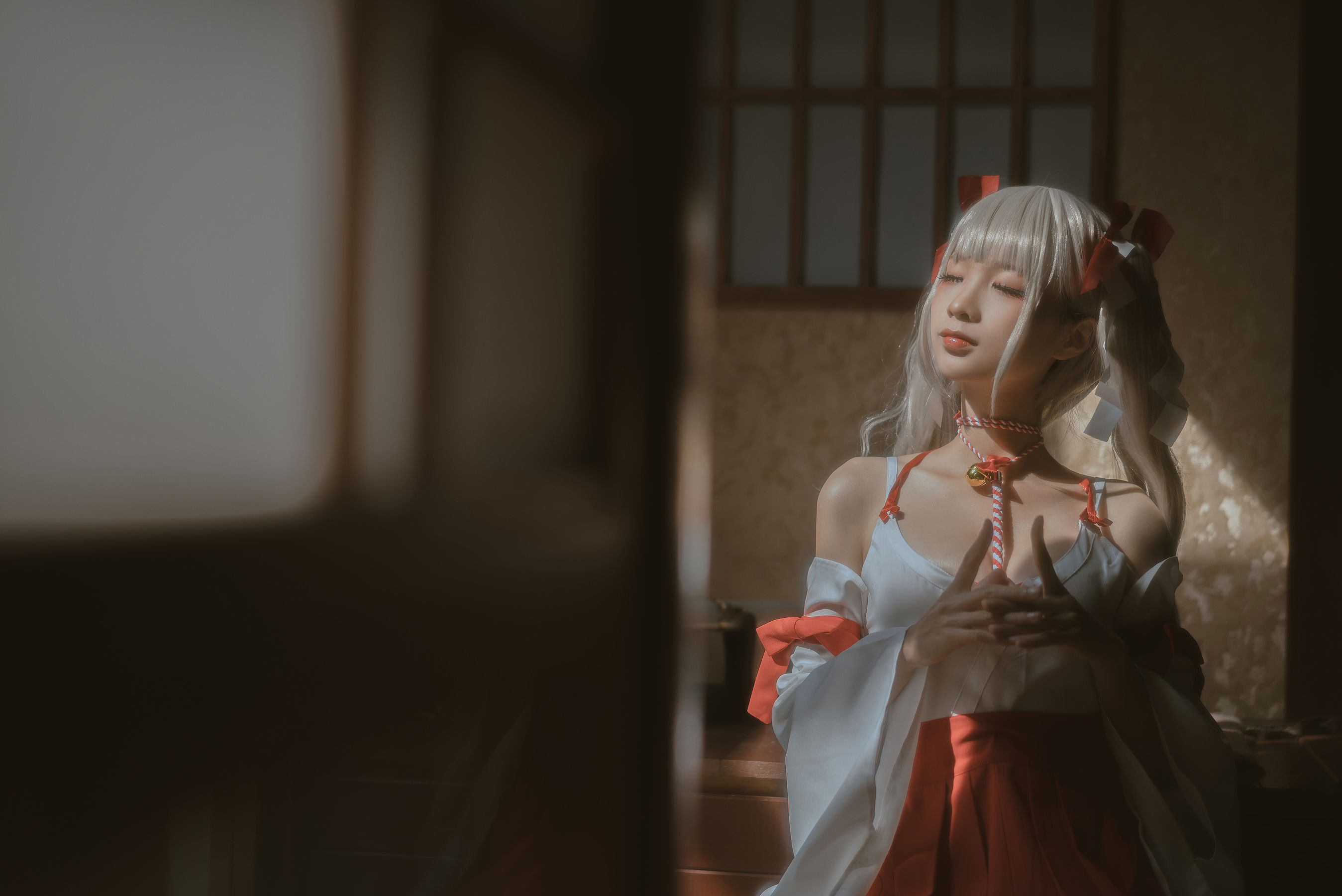 [福利COS] 动漫博主蠢沫沫 - 可畏巫女