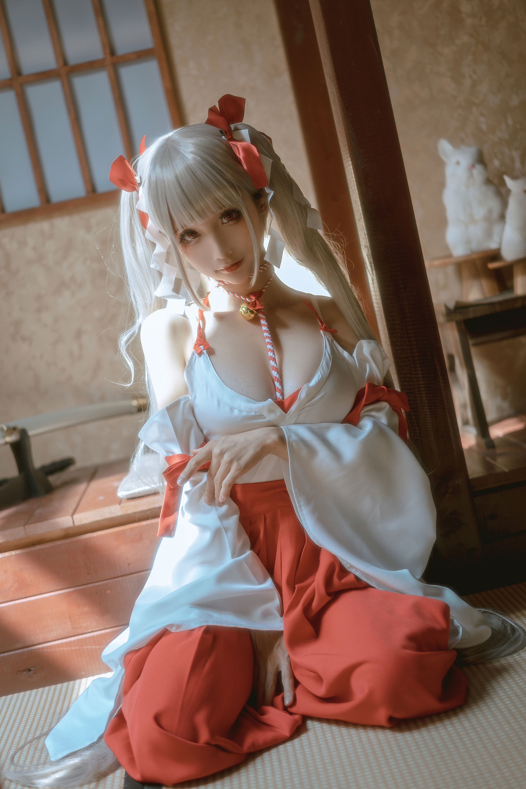 [福利COS] 动漫博主蠢沫沫 - 可畏巫女