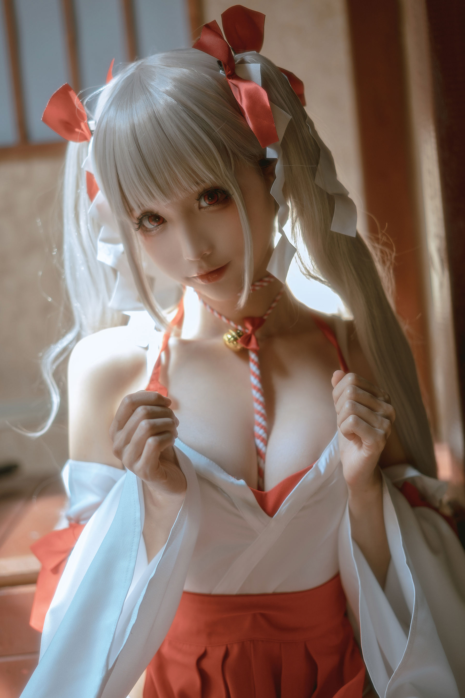 [福利COS] 动漫博主蠢沫沫 - 可畏巫女