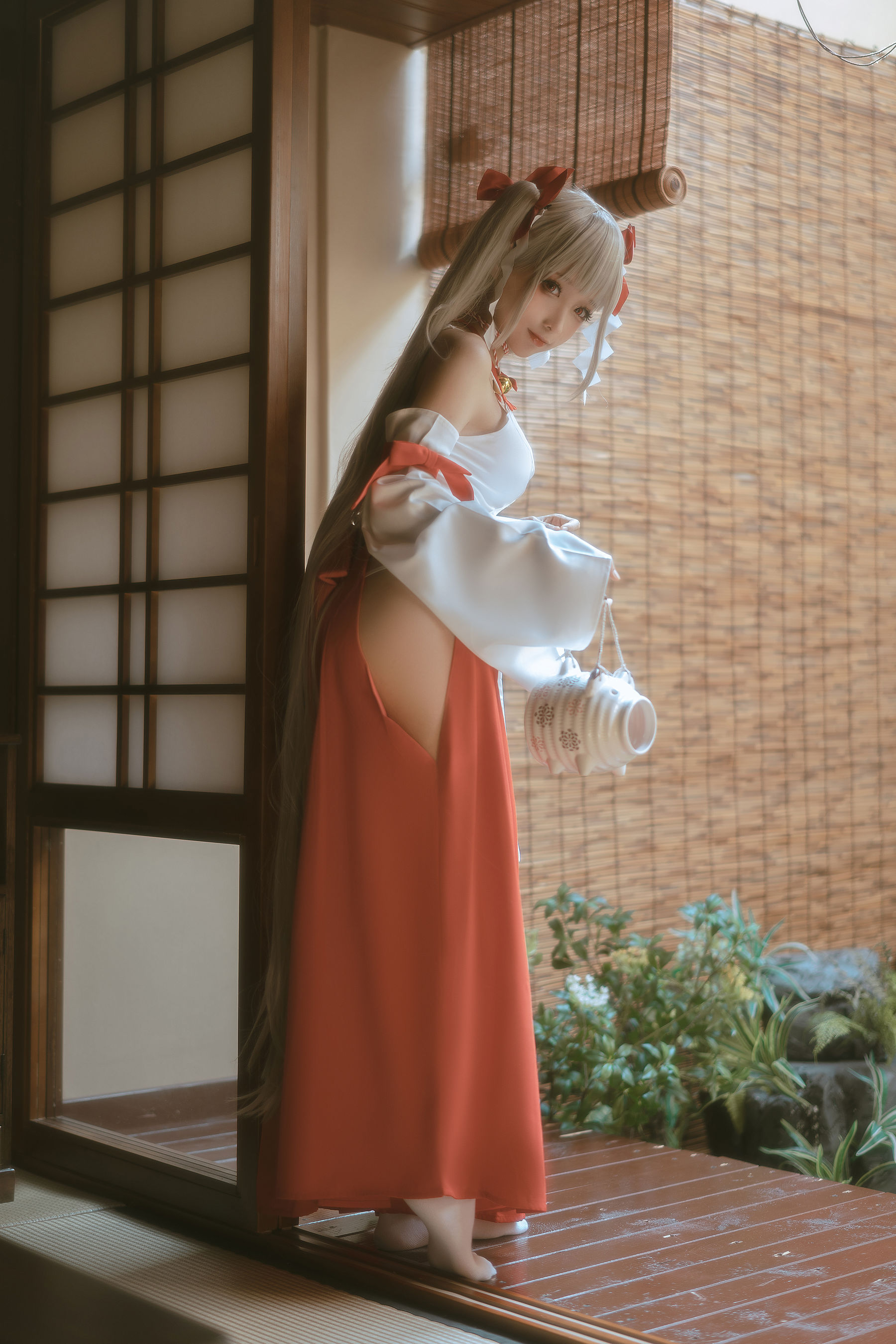 [福利COS] 动漫博主蠢沫沫 - 可畏巫女