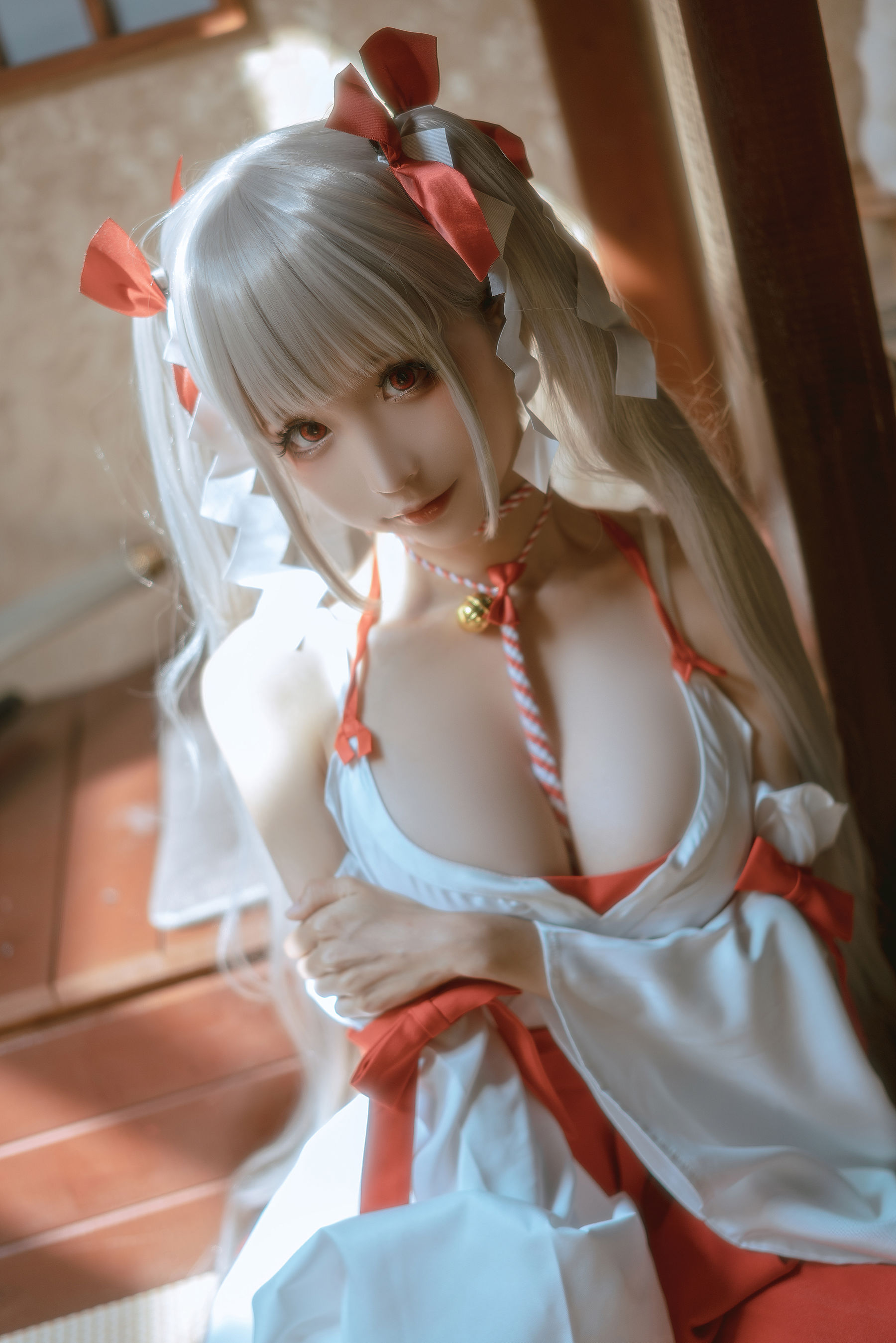 [福利COS] 动漫博主蠢沫沫 - 可畏巫女