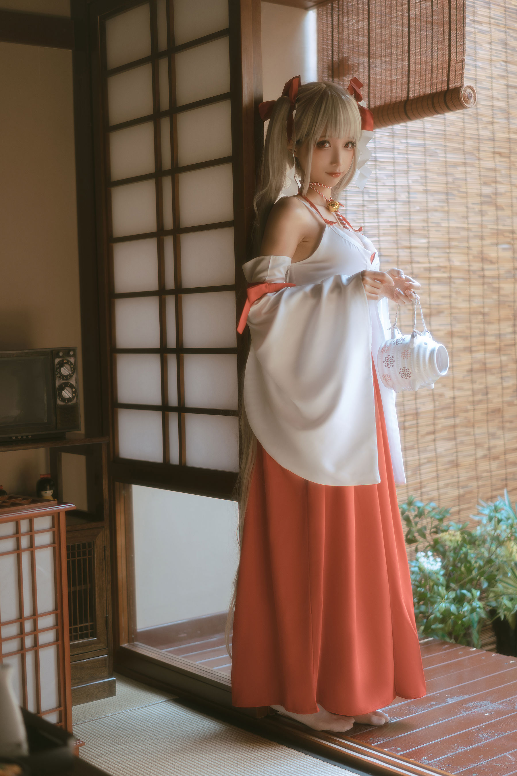 [福利COS] 动漫博主蠢沫沫 - 可畏巫女