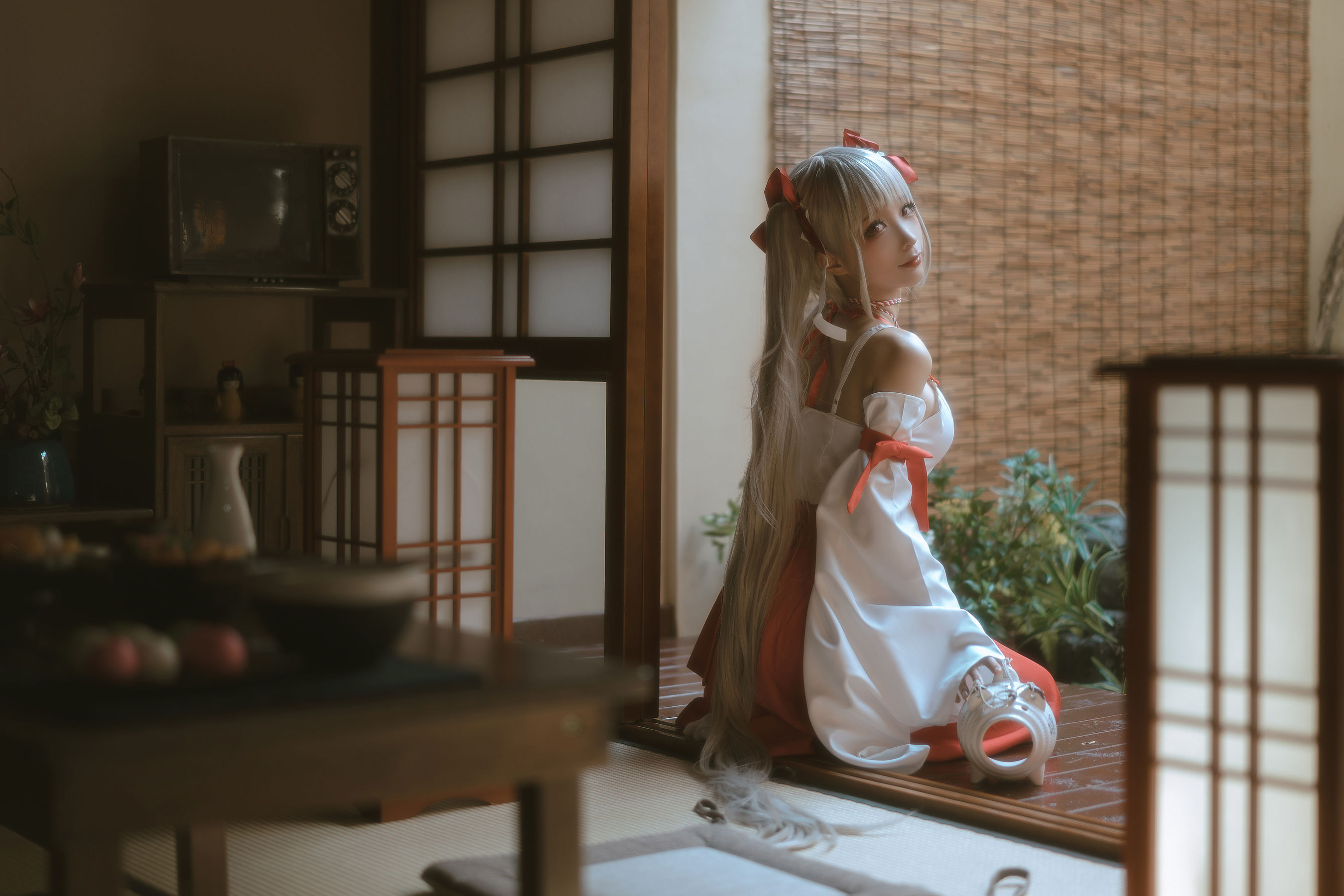 [福利COS] 动漫博主蠢沫沫 - 可畏巫女