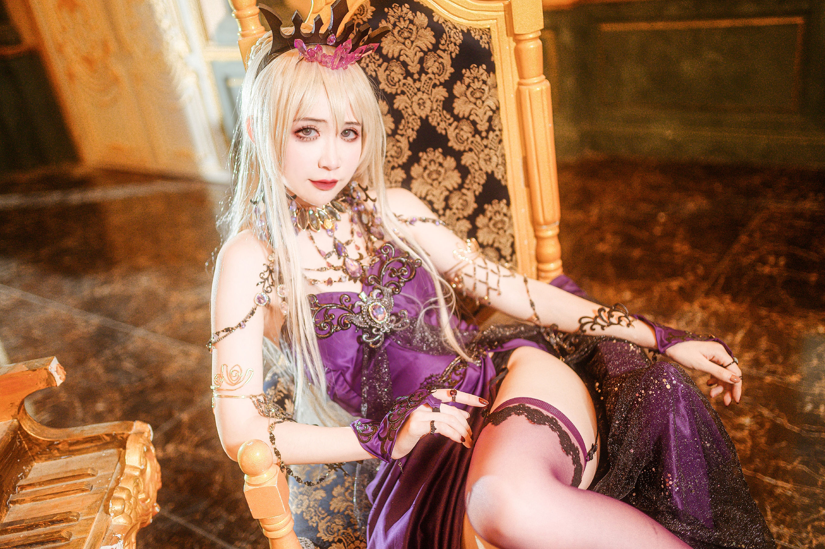 [福利COS] 动漫博主阮邑_Fairy - 黑枪呆礼服