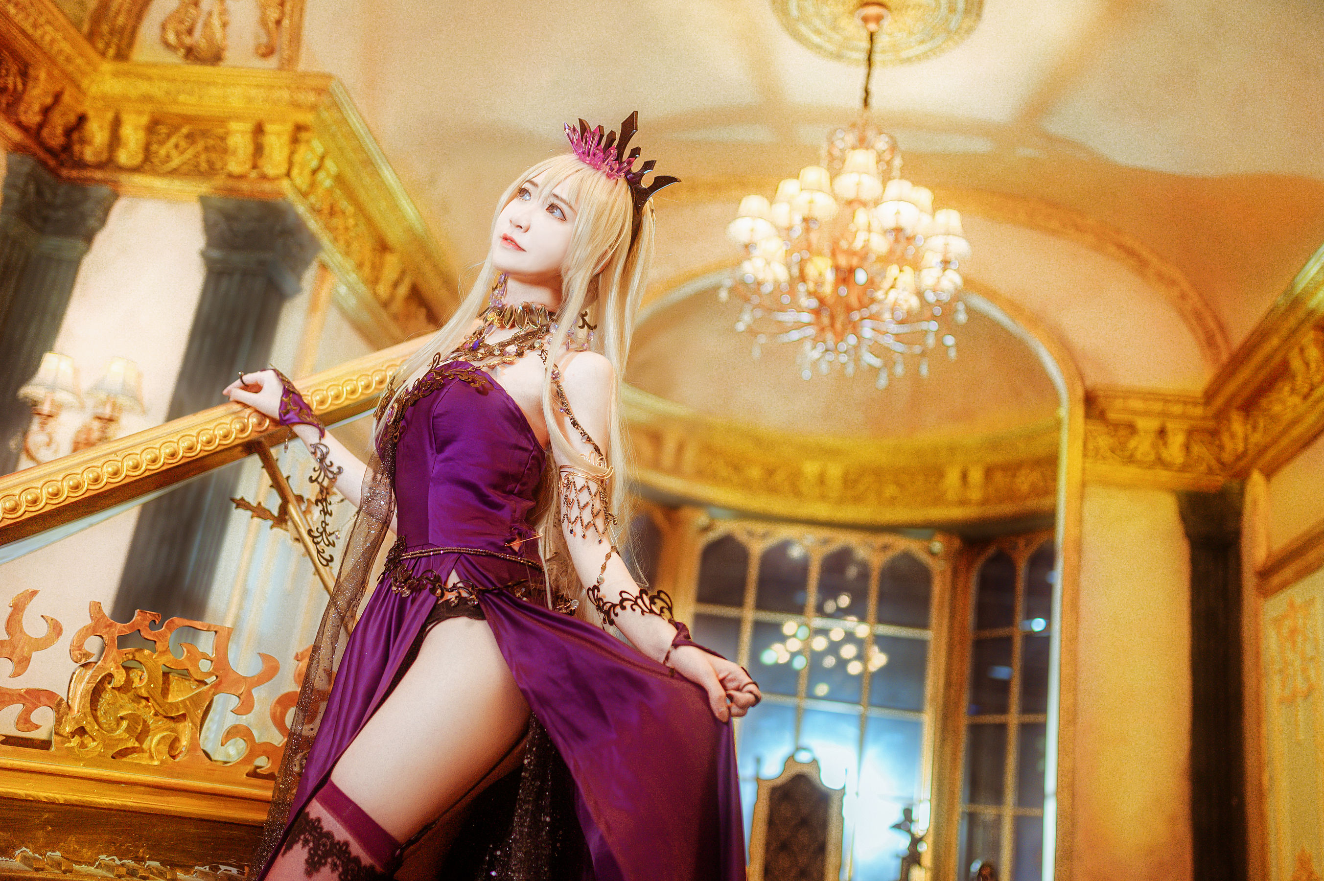 [福利COS] 动漫博主阮邑_Fairy - 黑枪呆礼服