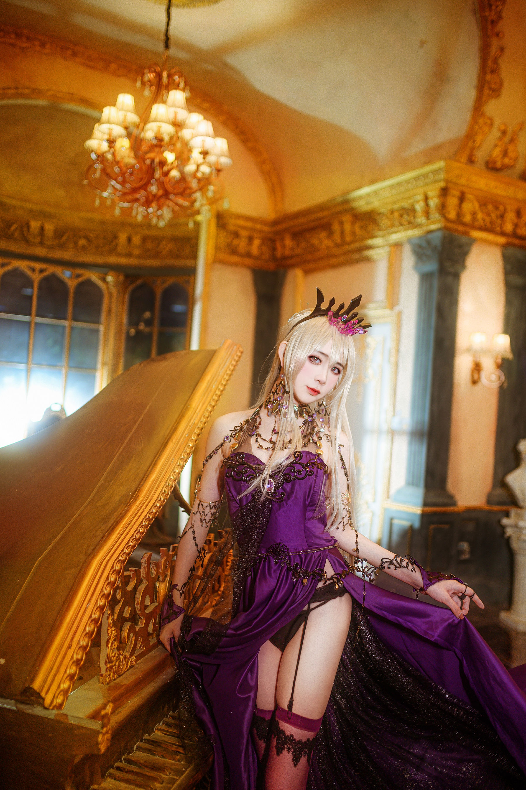 [福利COS] 动漫博主阮邑_Fairy - 黑枪呆礼服