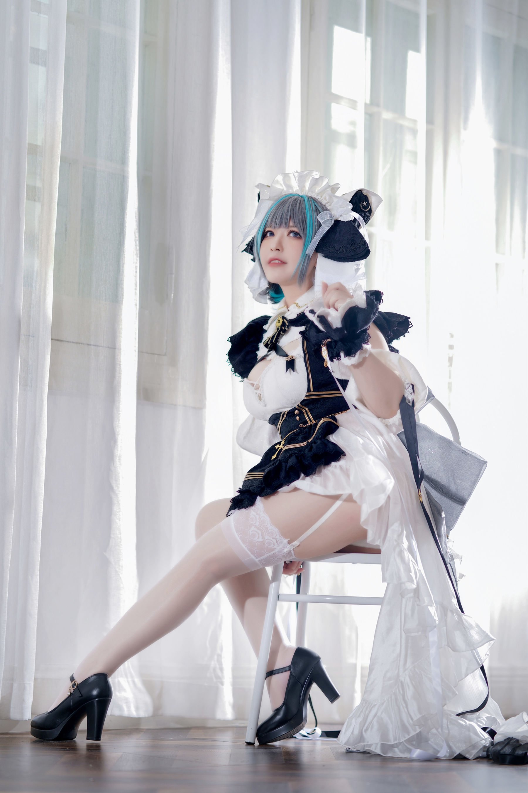 [福利COS] 半半子 - 柴郡