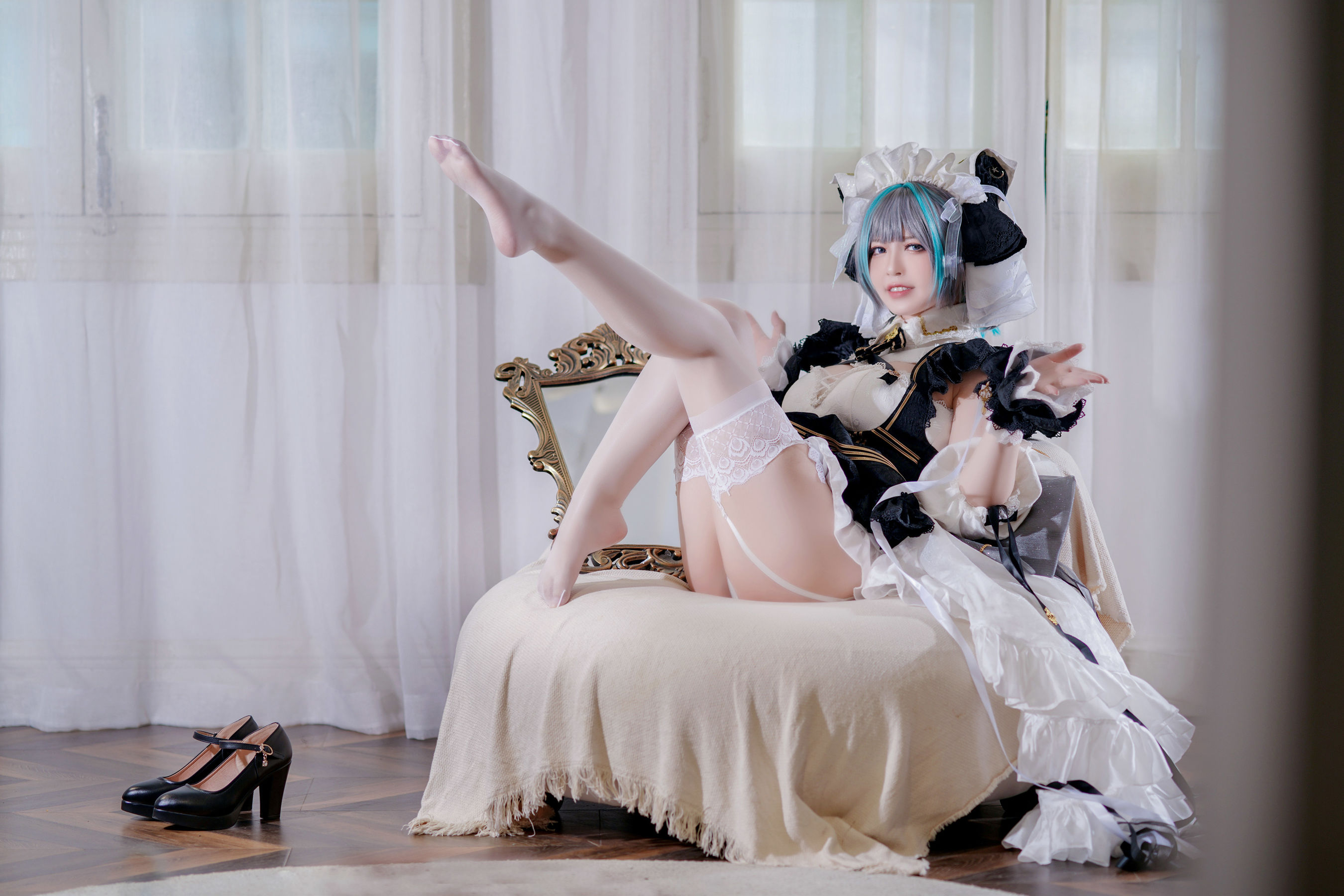 [福利COS] 半半子 - 柴郡