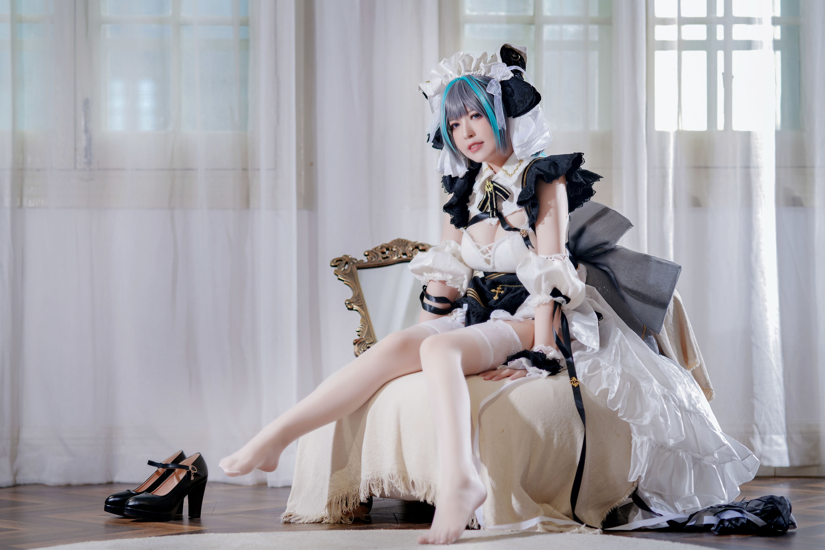 [福利COS] 半半子 - 柴郡