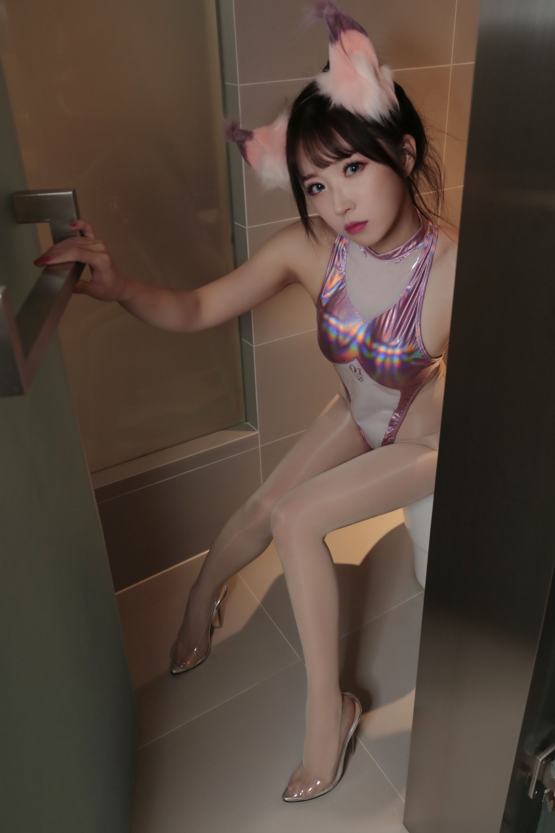 [福利COS] 斗鱼主播小女巫露娜 - 普通镭射紫