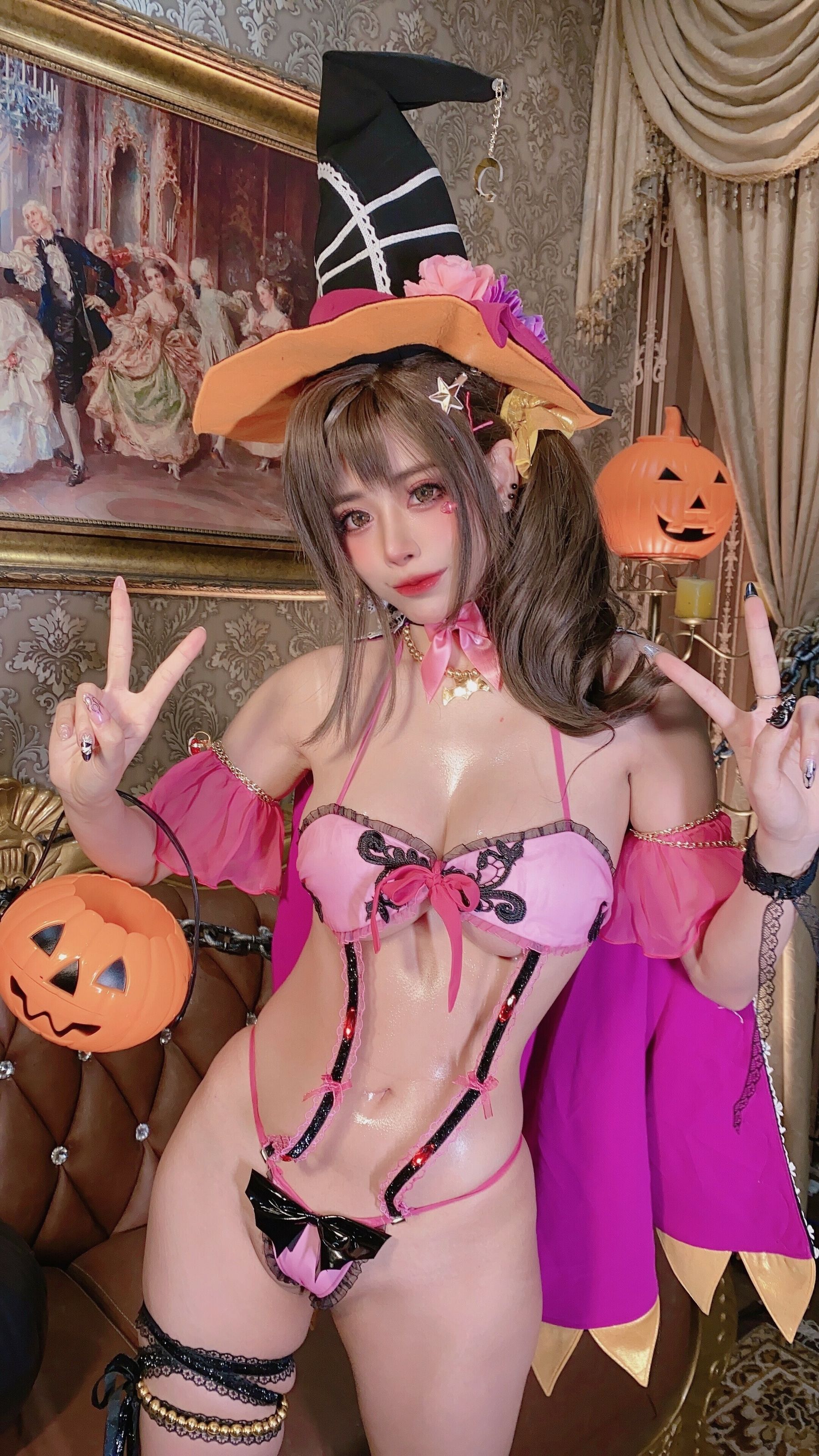 [福利COS] 日本性感萝莉Byoru - Misaki Charm Witch