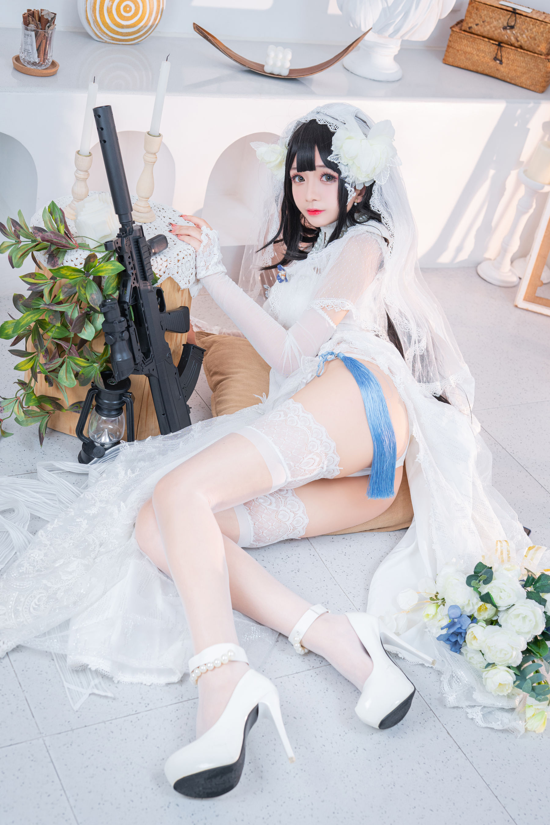 [福利COS] 松本甜奈姣 - 95式婚纱