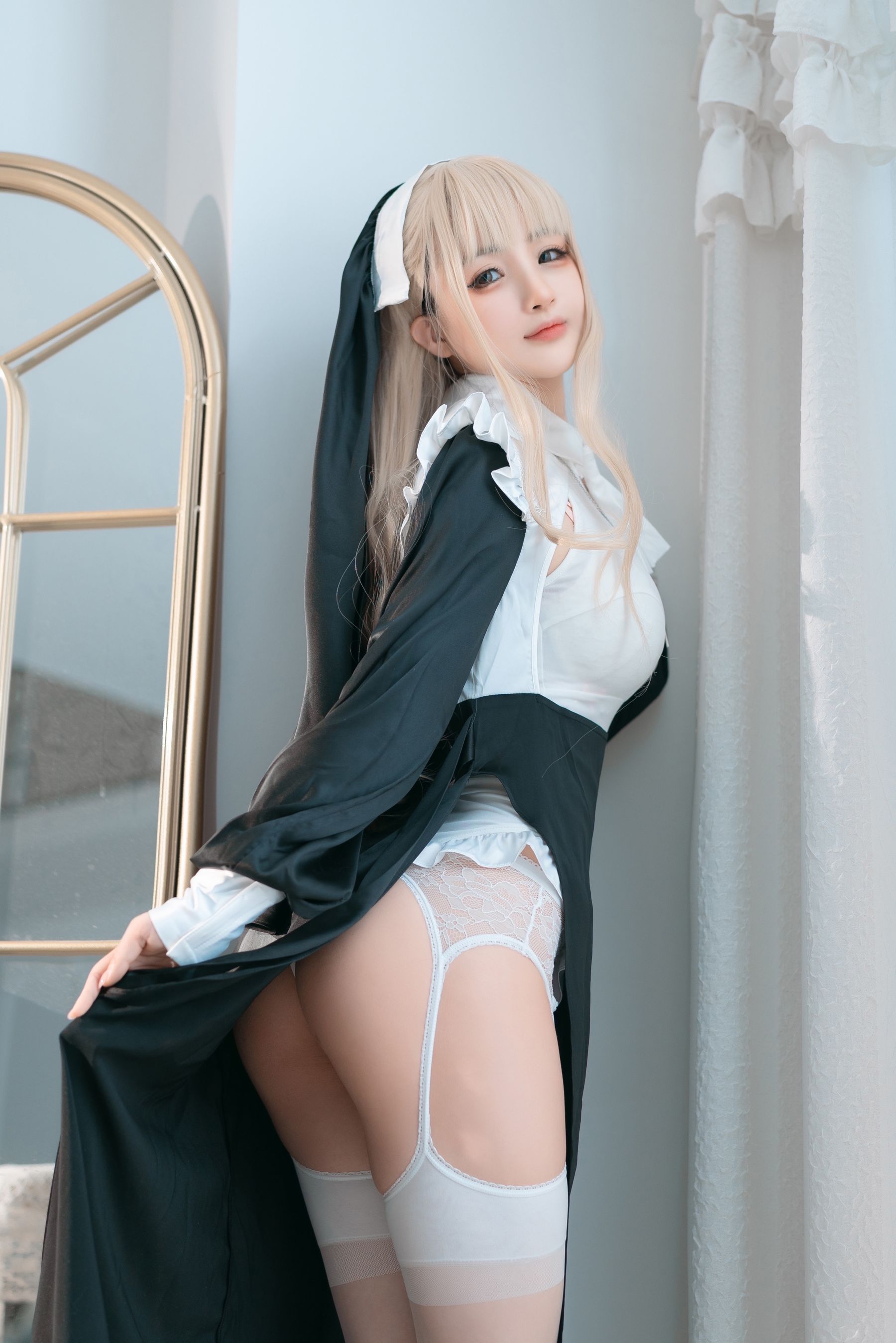 [福利COS] 桜井宁宁 - 修女