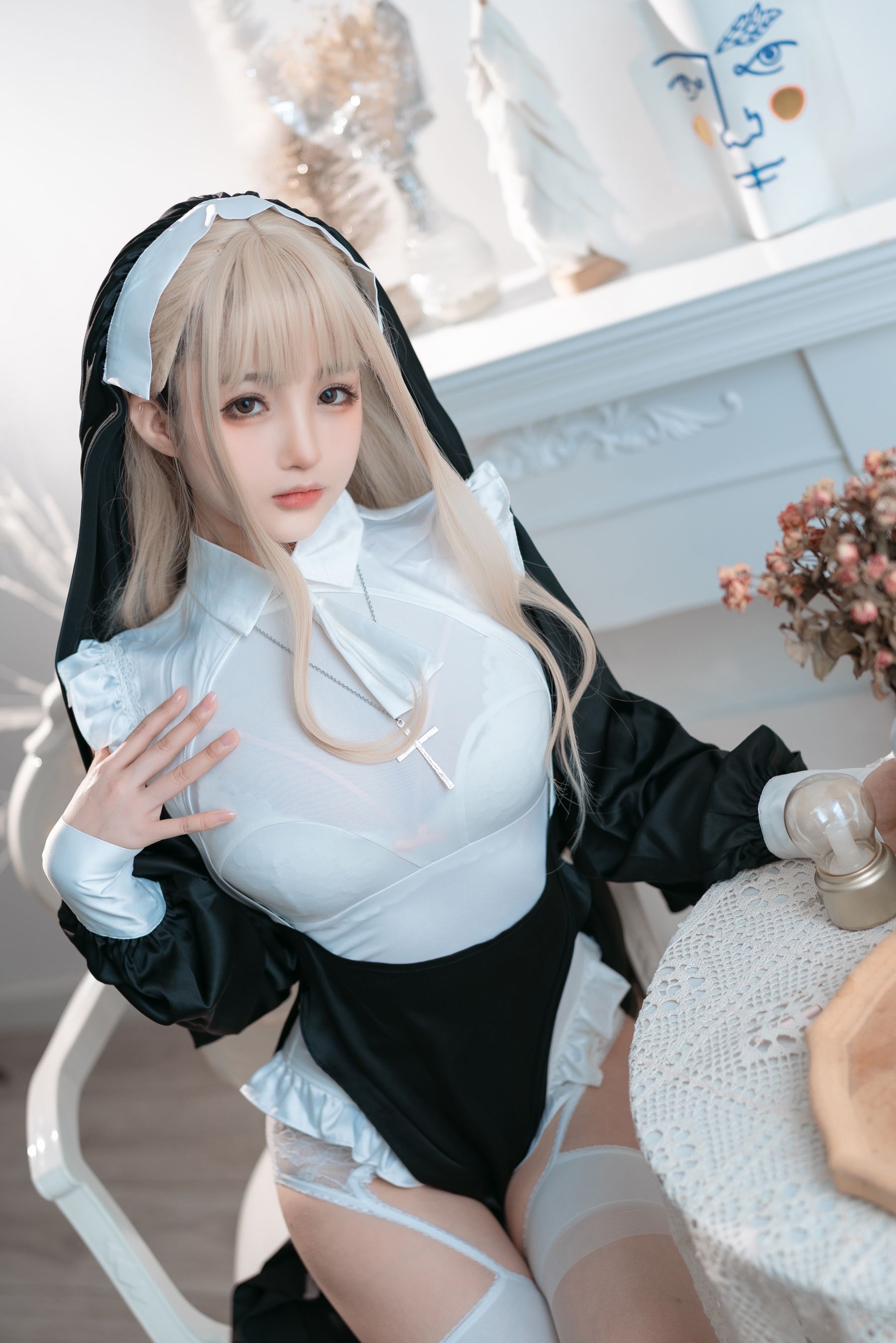 [福利COS] 桜井宁宁 - 修女