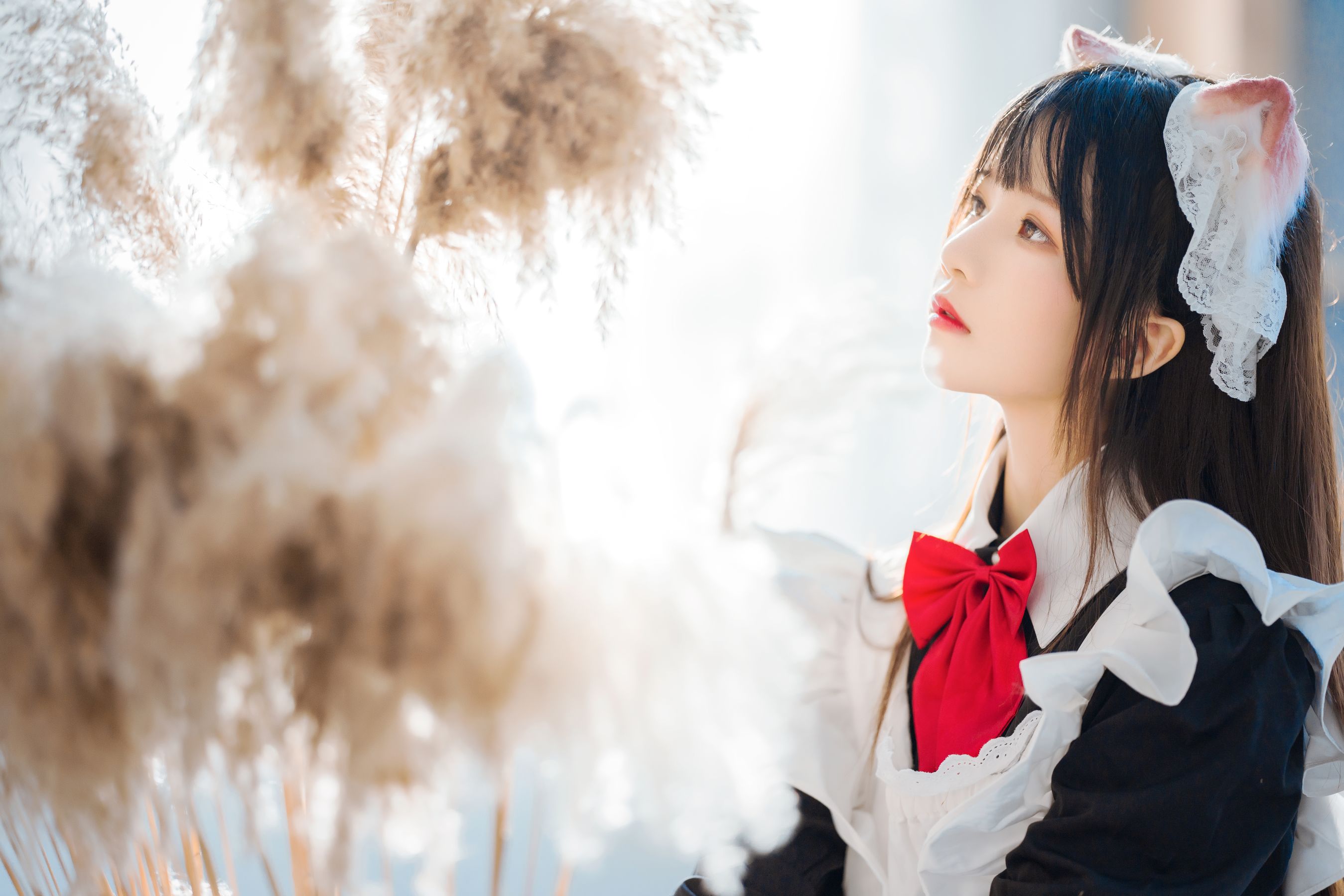 [福利COS] 桜桃喵 - 长裙妹抖