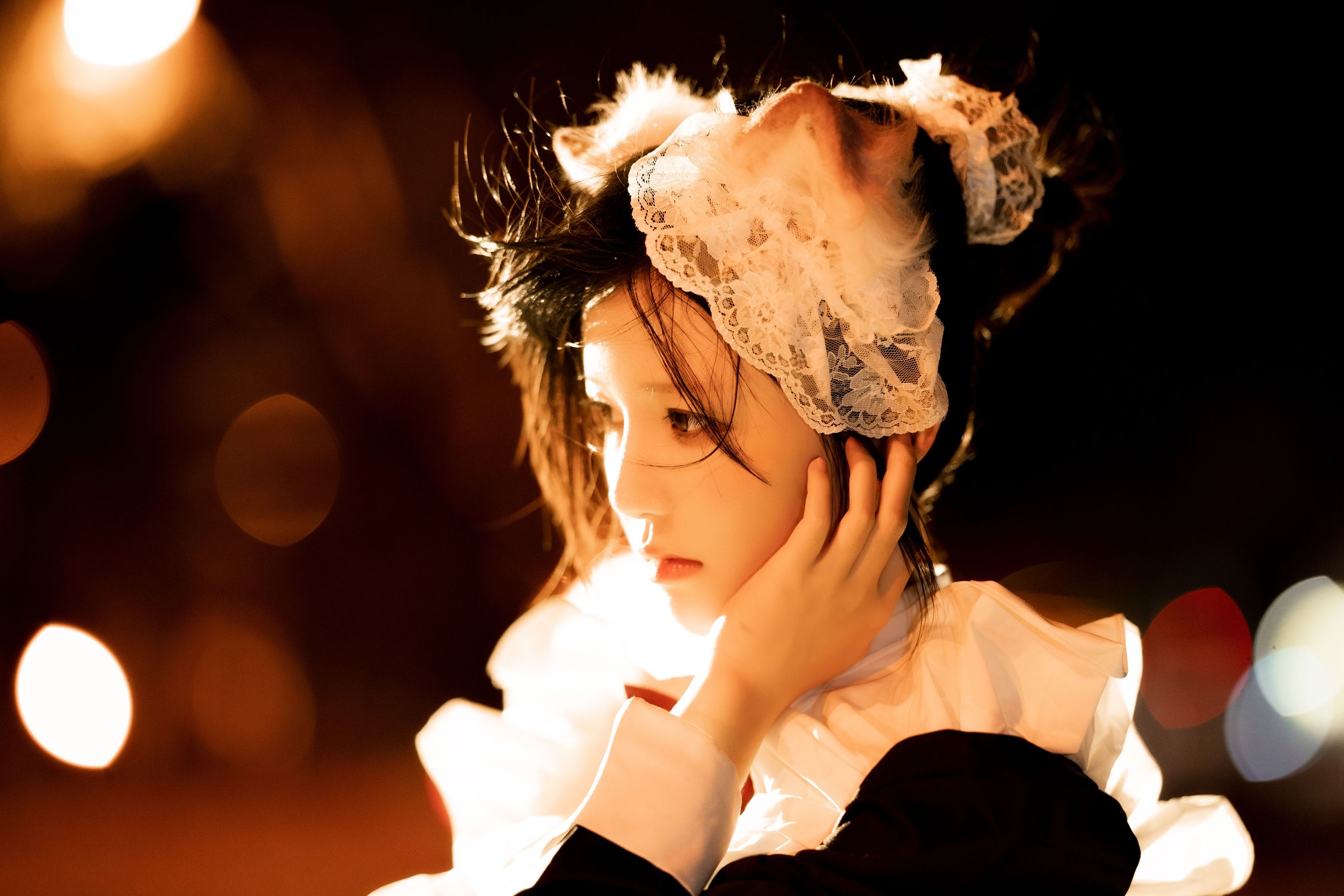 [福利COS] 桜桃喵 - 长裙妹抖