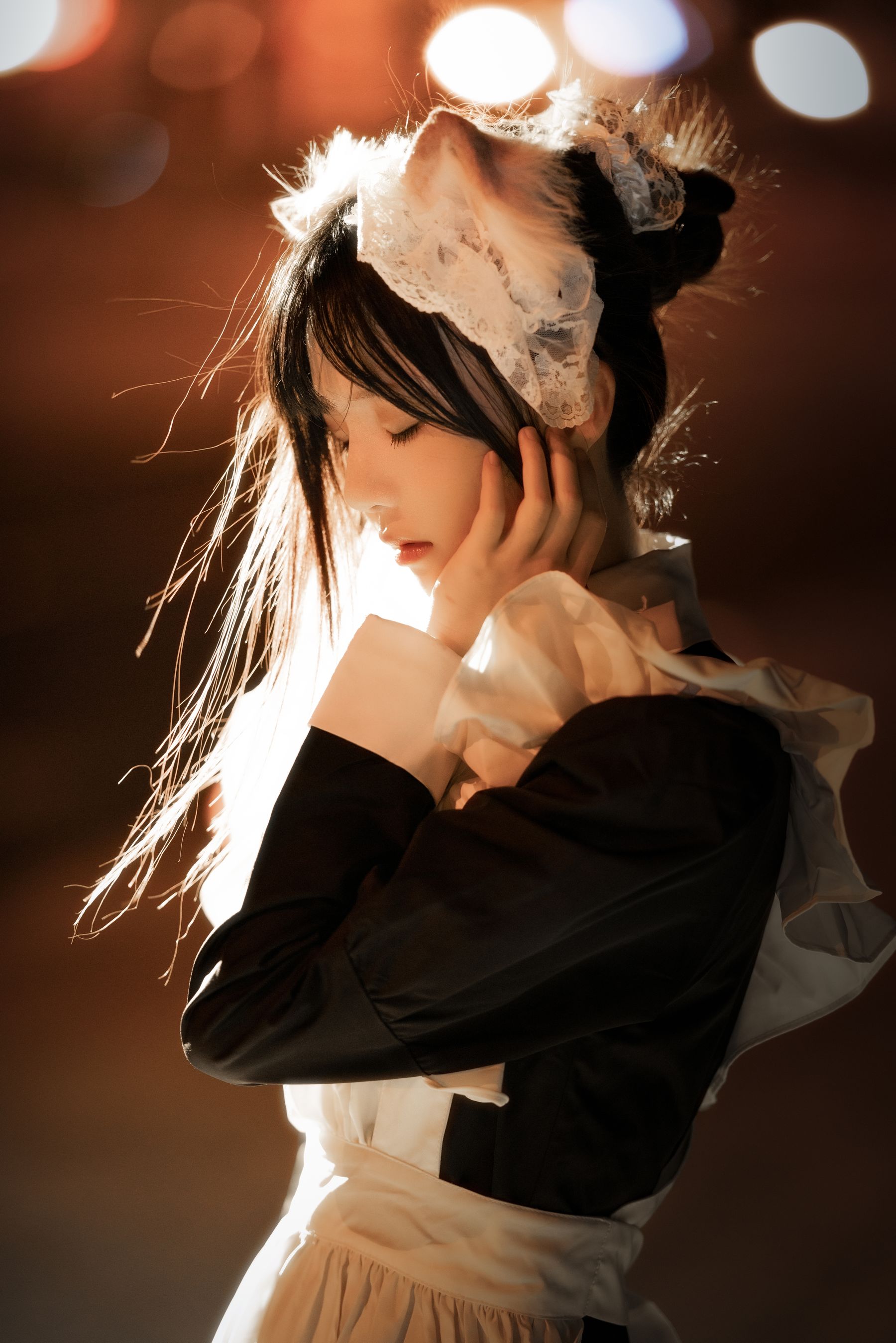 [福利COS] 桜桃喵 - 长裙妹抖
