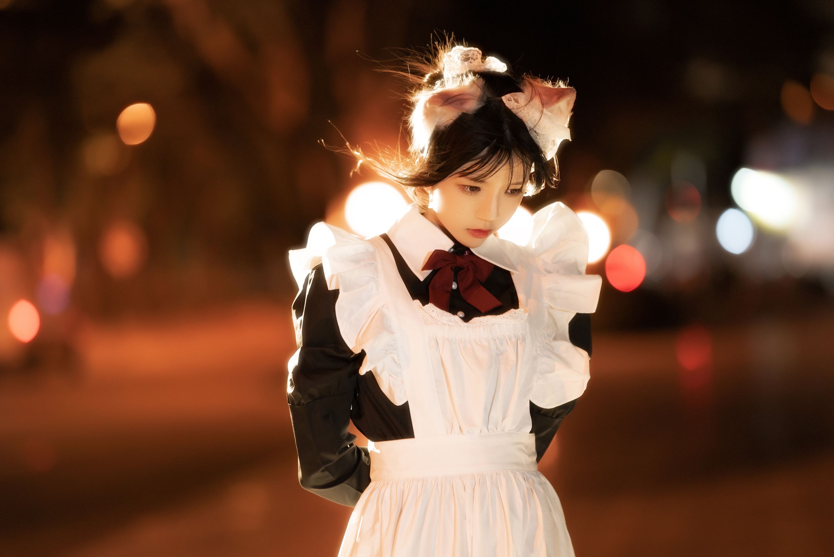 [福利COS] 桜桃喵 - 长裙妹抖