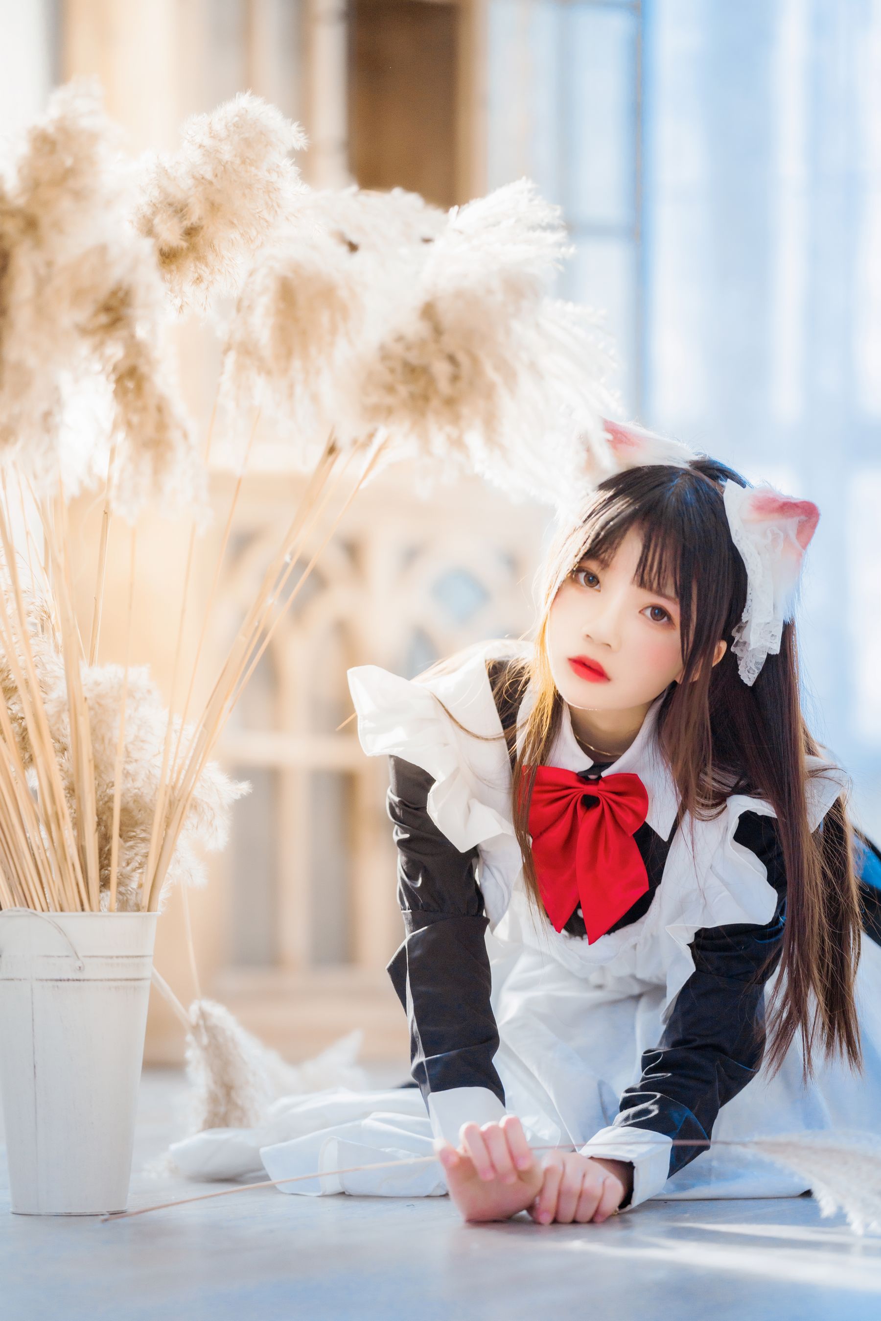 [福利COS] 桜桃喵 - 长裙妹抖