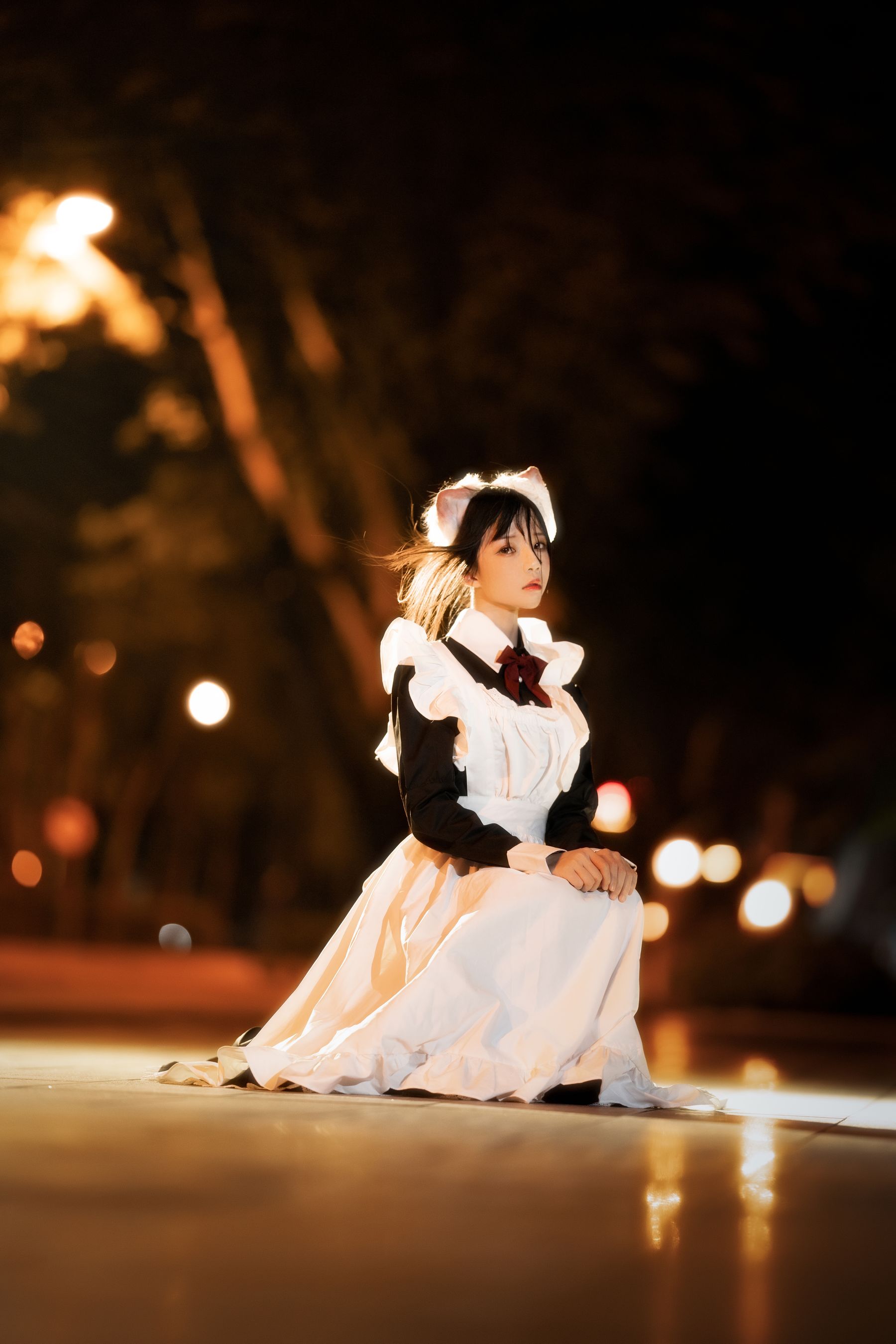 [福利COS] 桜桃喵 - 长裙妹抖