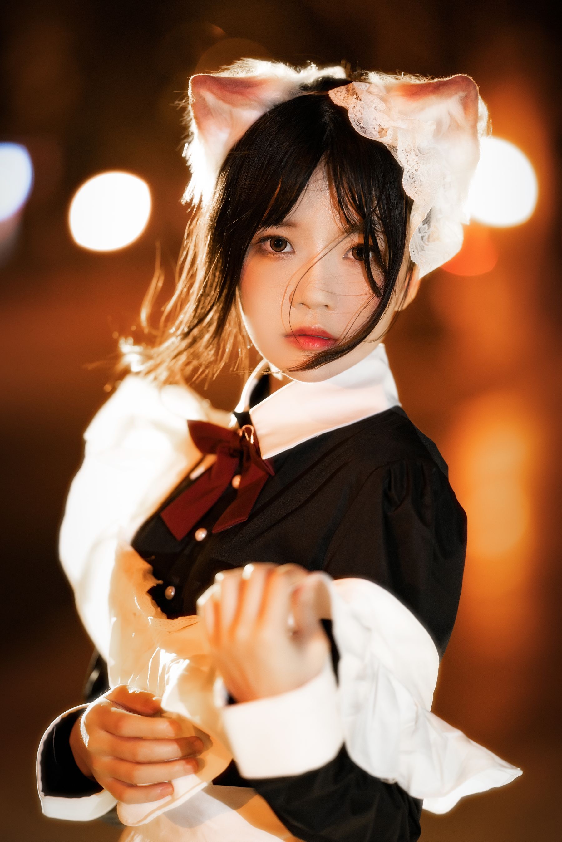 [福利COS] 桜桃喵 - 长裙妹抖