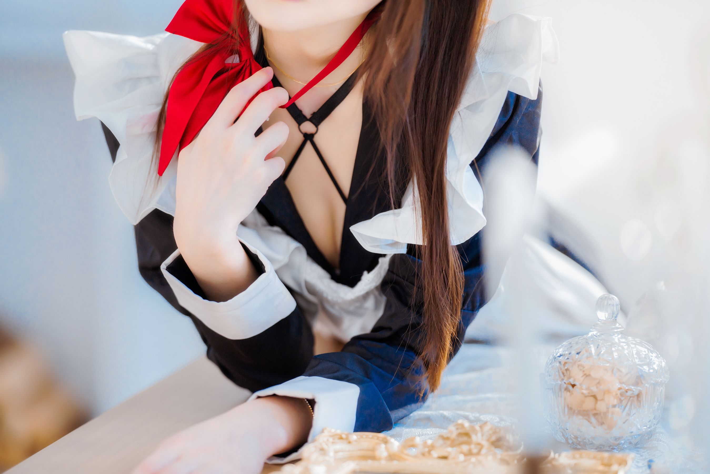 [福利COS] 桜桃喵 - 长裙妹抖