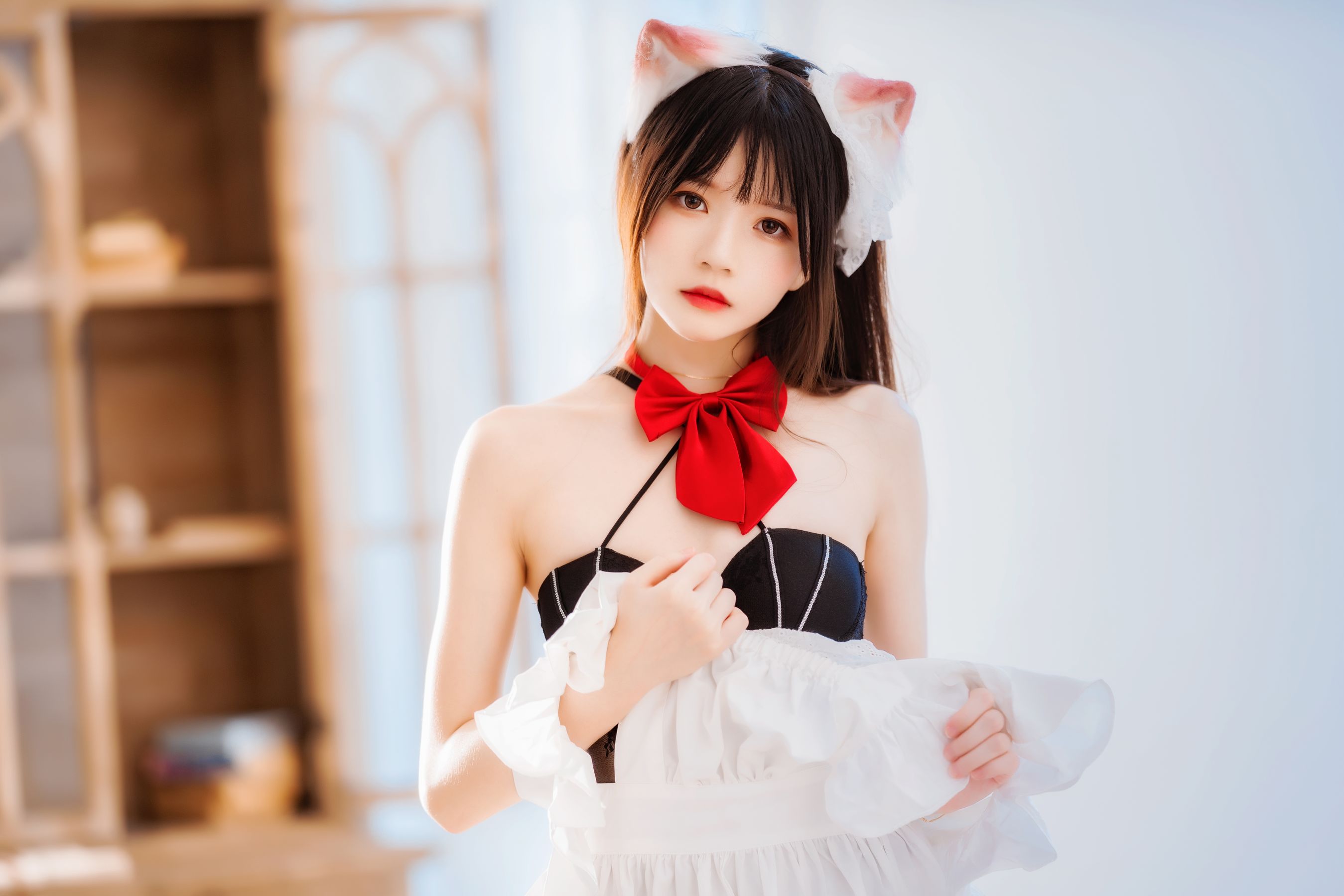 [福利COS] 桜桃喵 - 长裙妹抖