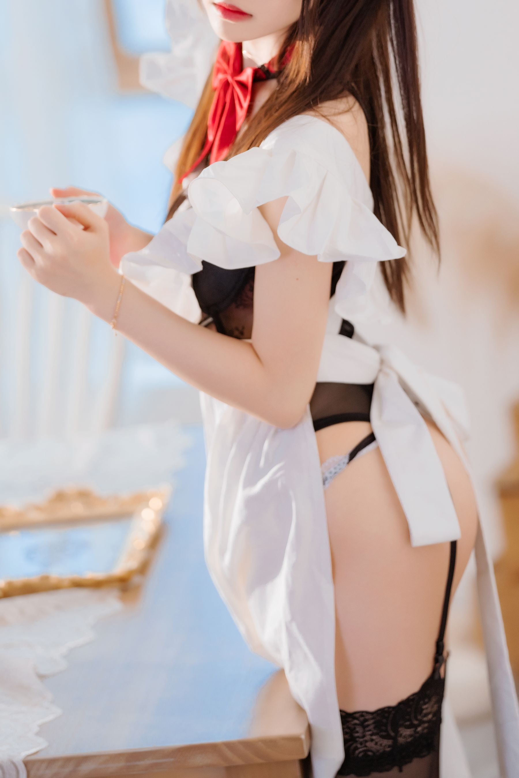 [福利COS] 桜桃喵 - 长裙妹抖