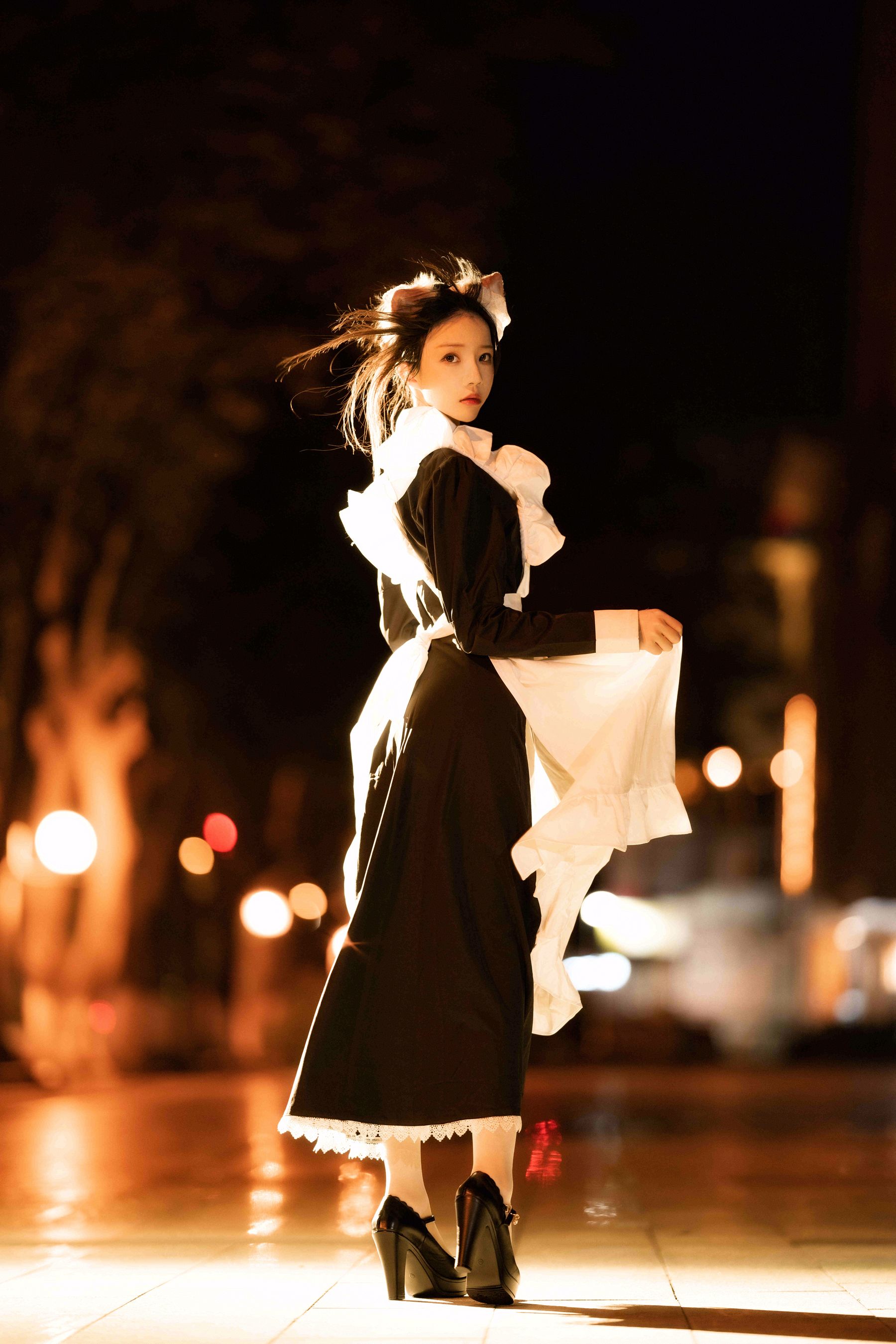 [福利COS] 桜桃喵 - 长裙妹抖