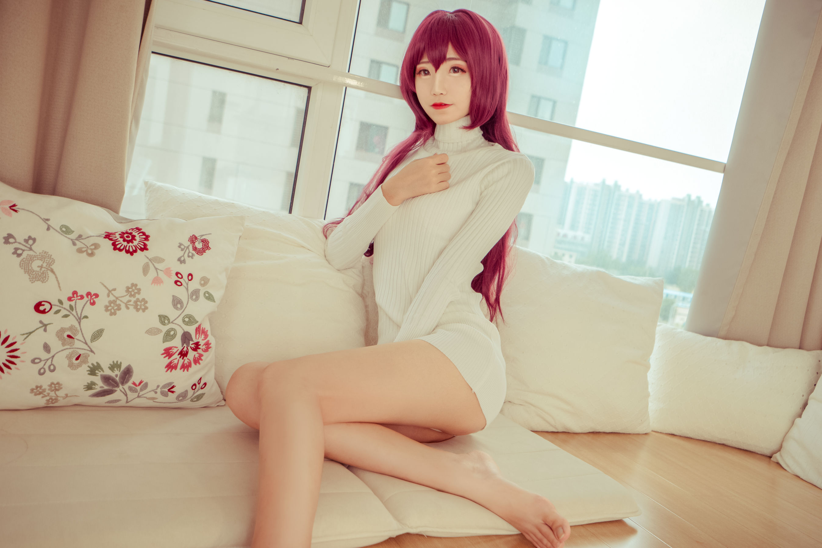 [福利COS] 然理理 - 斯卡哈毛衣