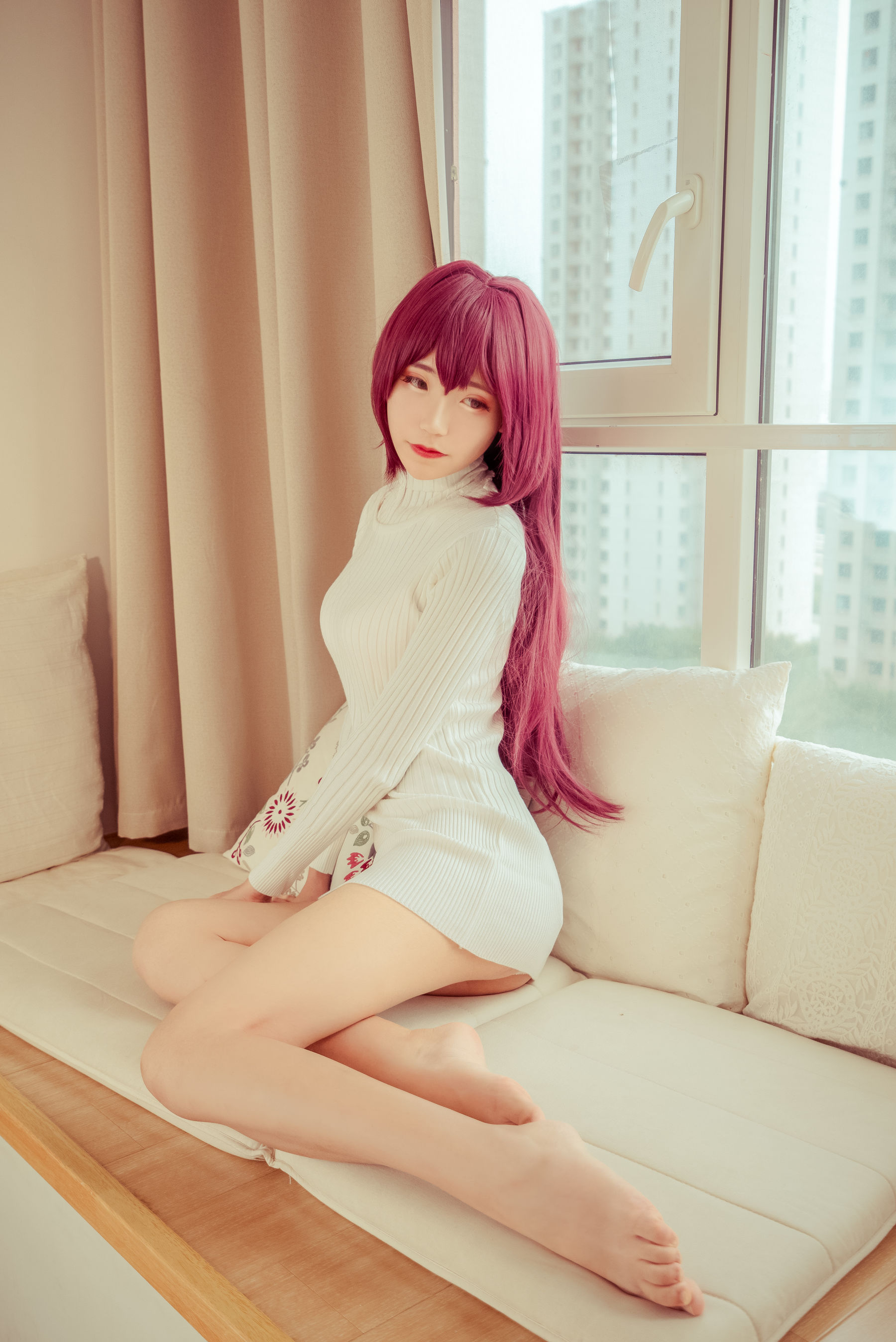 [福利COS] 然理理 - 斯卡哈毛衣
