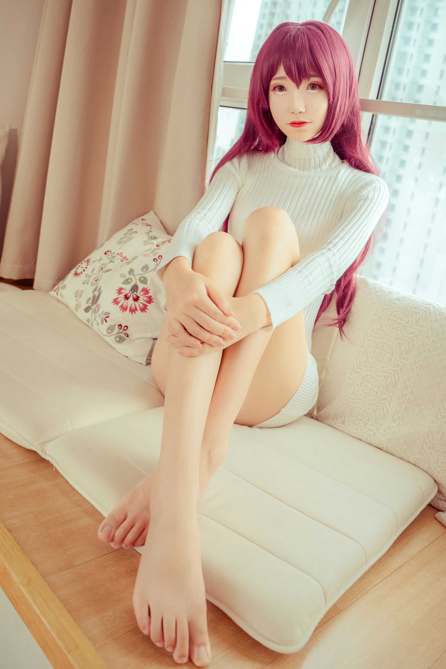[福利COS] 然理理 - 斯卡哈毛衣