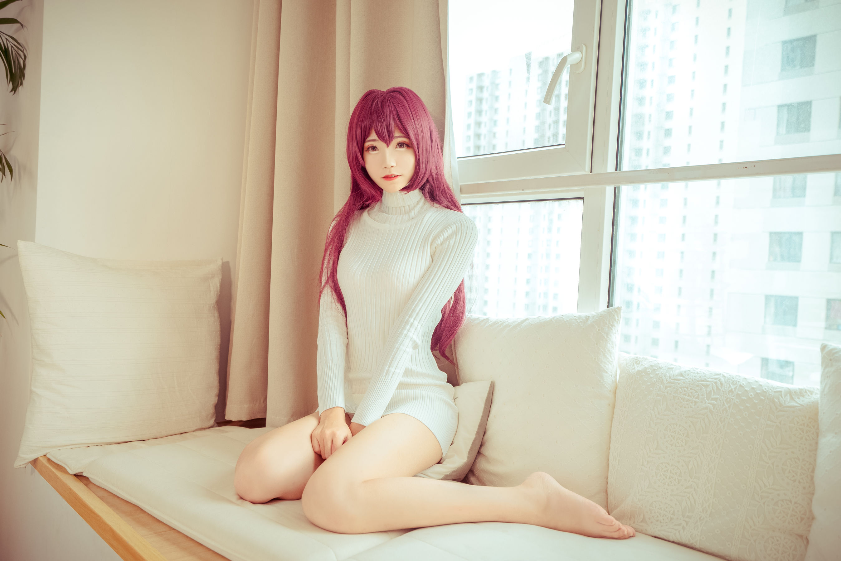 [福利COS] 然理理 - 斯卡哈毛衣