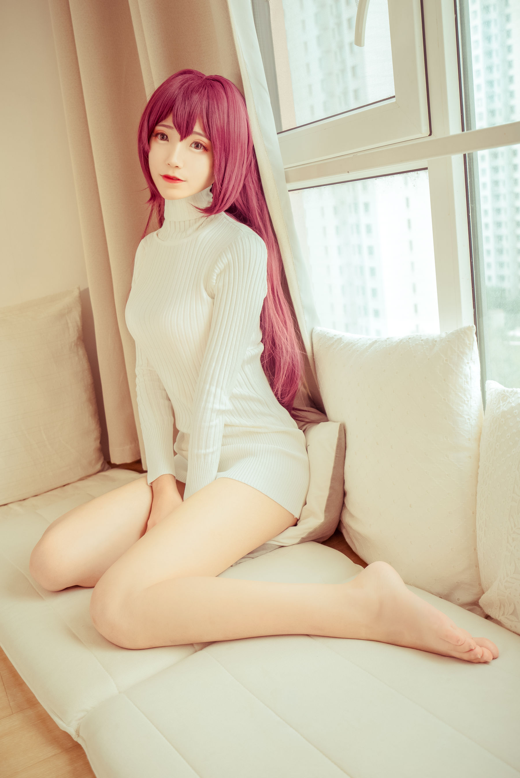 [福利COS] 然理理 - 斯卡哈毛衣