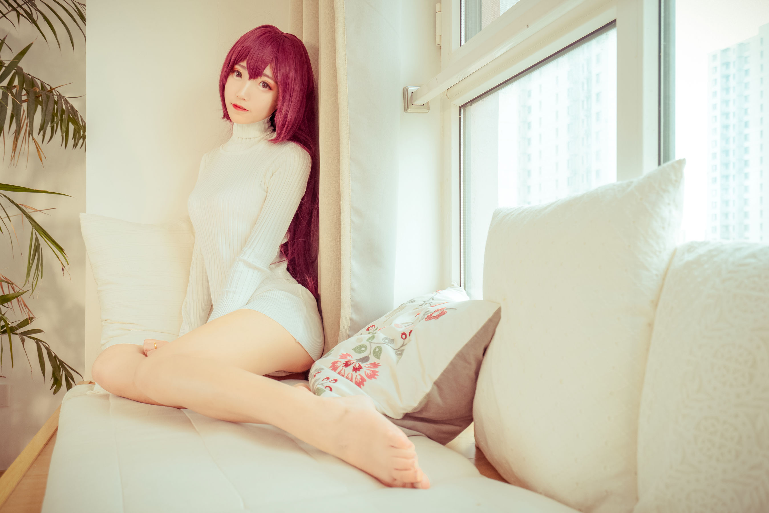 [福利COS] 然理理 - 斯卡哈毛衣