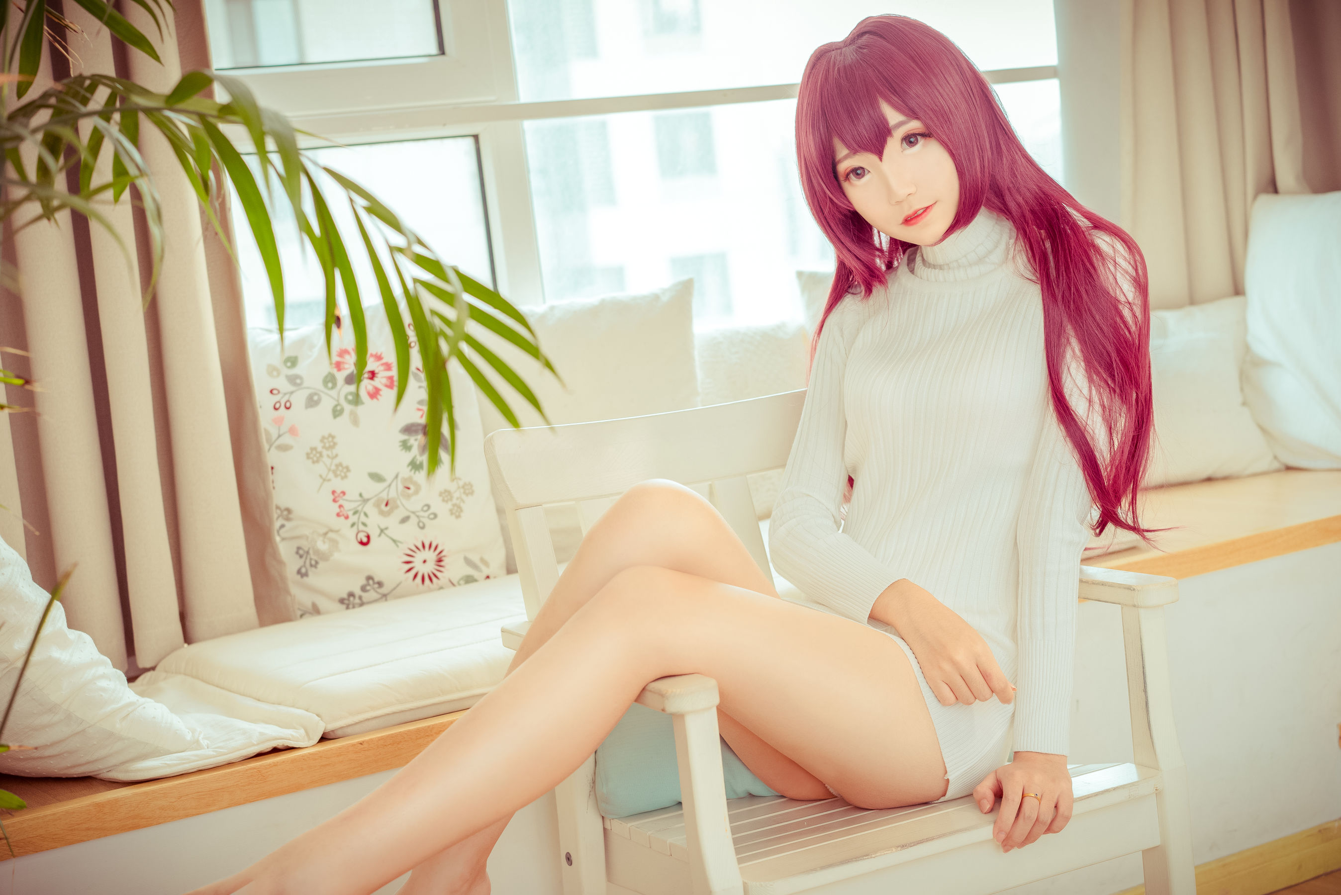 [福利COS] 然理理 - 斯卡哈毛衣