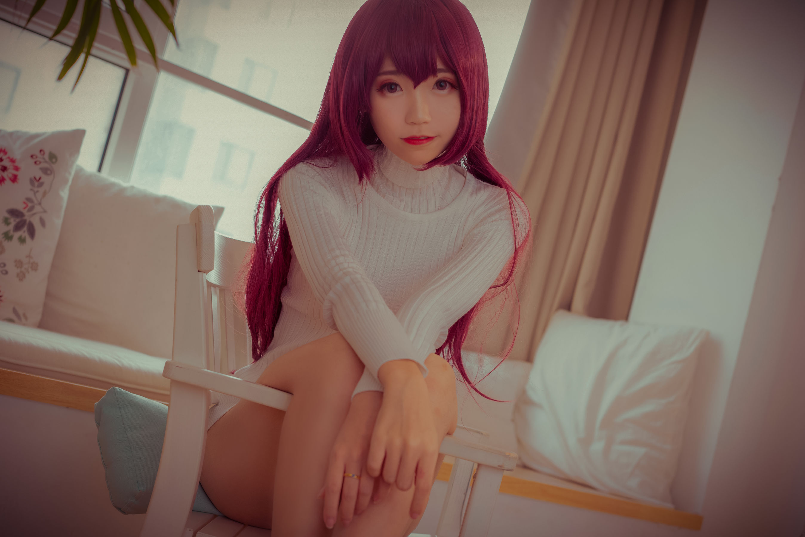 [福利COS] 然理理 - 斯卡哈毛衣