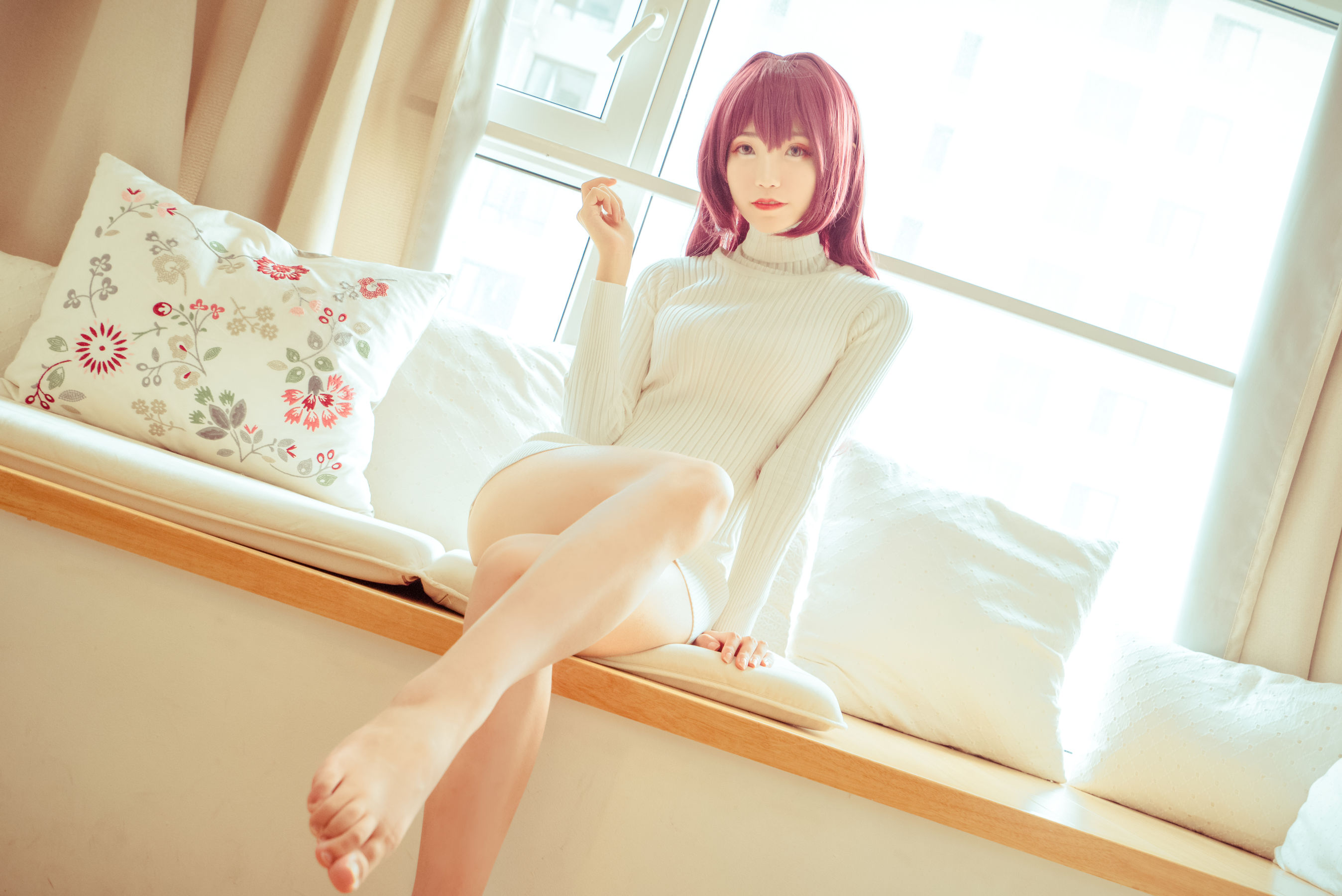 [福利COS] 然理理 - 斯卡哈毛衣