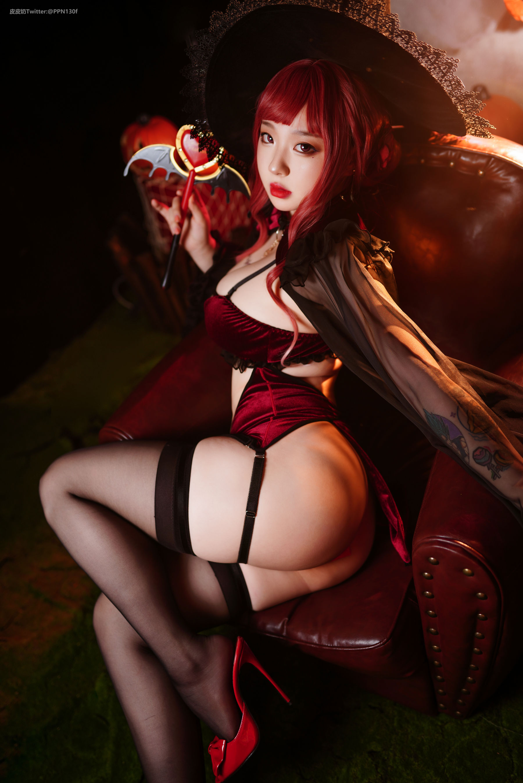 [福利COS] 皮皮奶可可爱了啦 - 万圣节女巫