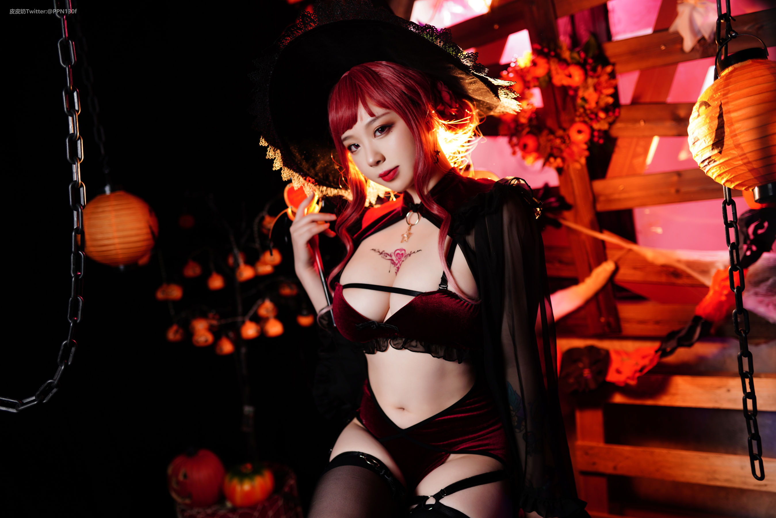 [福利COS] 皮皮奶可可爱了啦 - 万圣节女巫