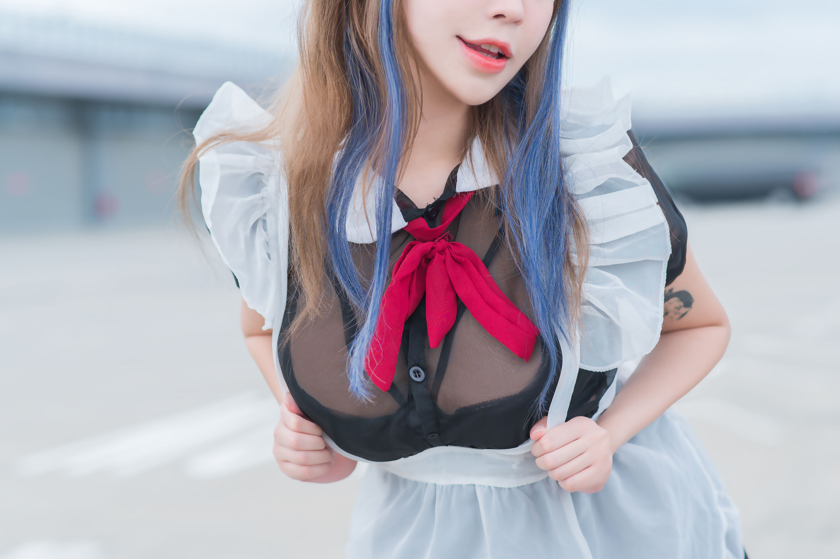 [福利COS] 花リリ(Plant Lily) - Rooftop Maid