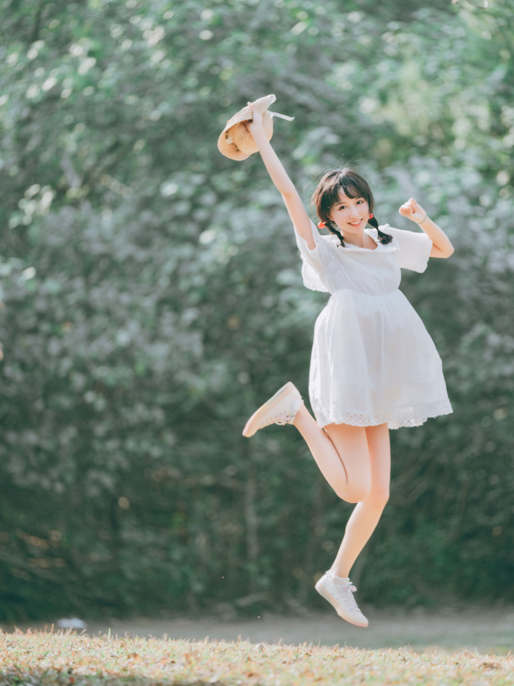 [福利COS] 萌系小姐姐木绵绵OwO - 夏日彩虹