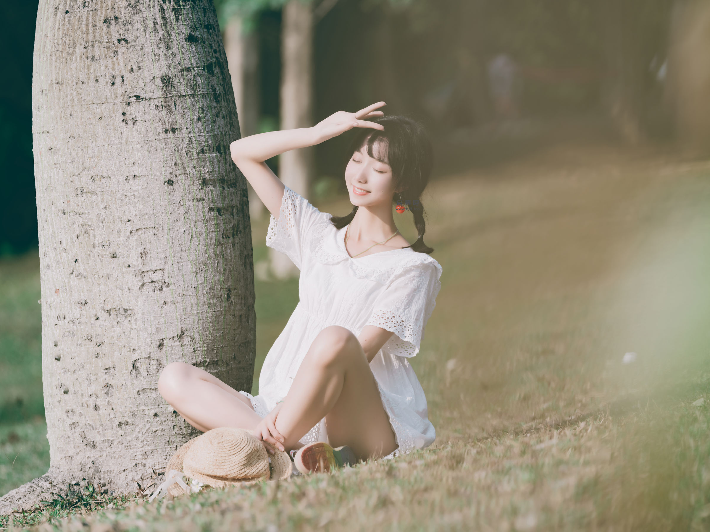 [福利COS] 萌系小姐姐木绵绵OwO - 夏日彩虹