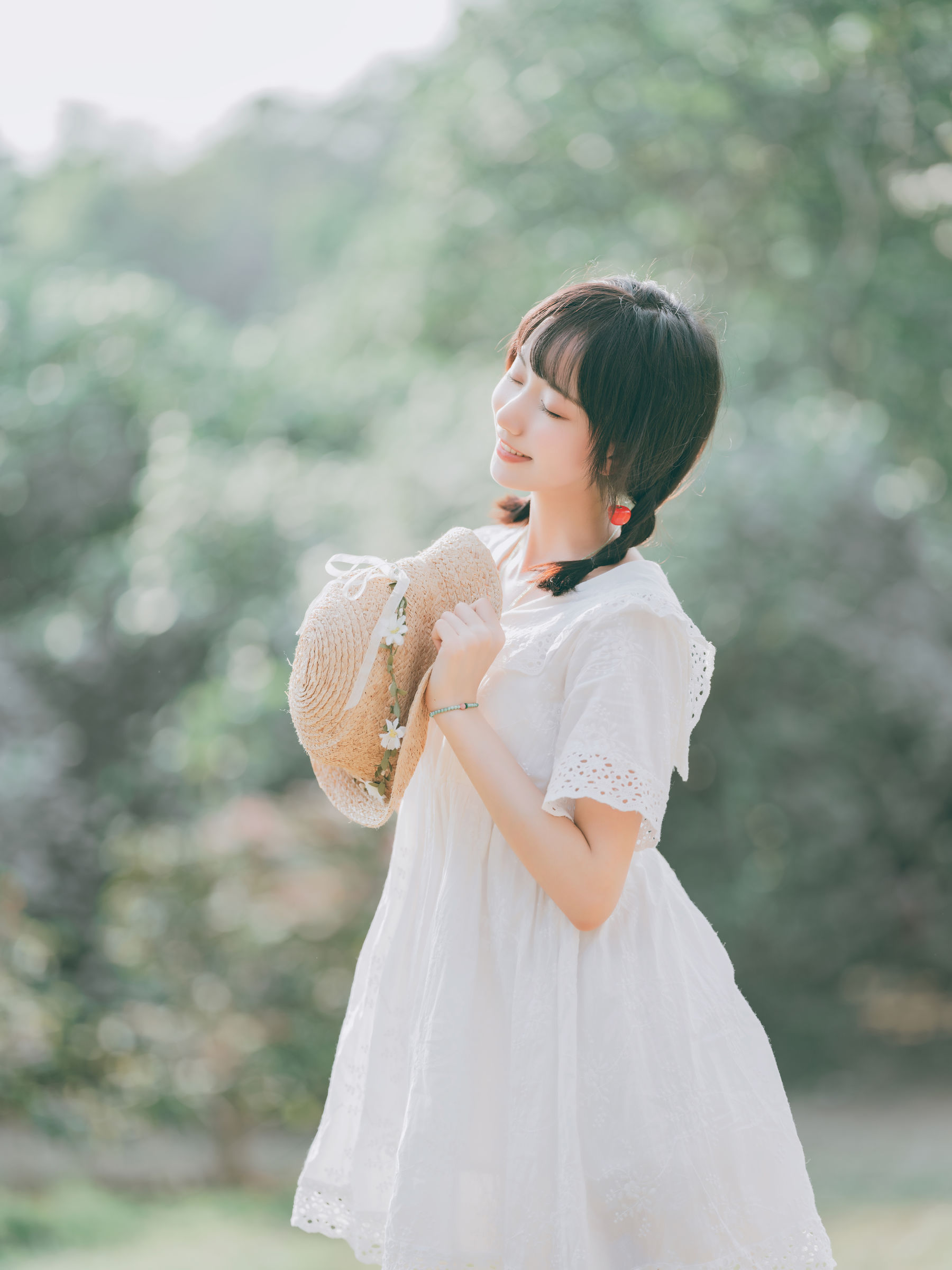 [福利COS] 萌系小姐姐木绵绵OwO - 夏日彩虹