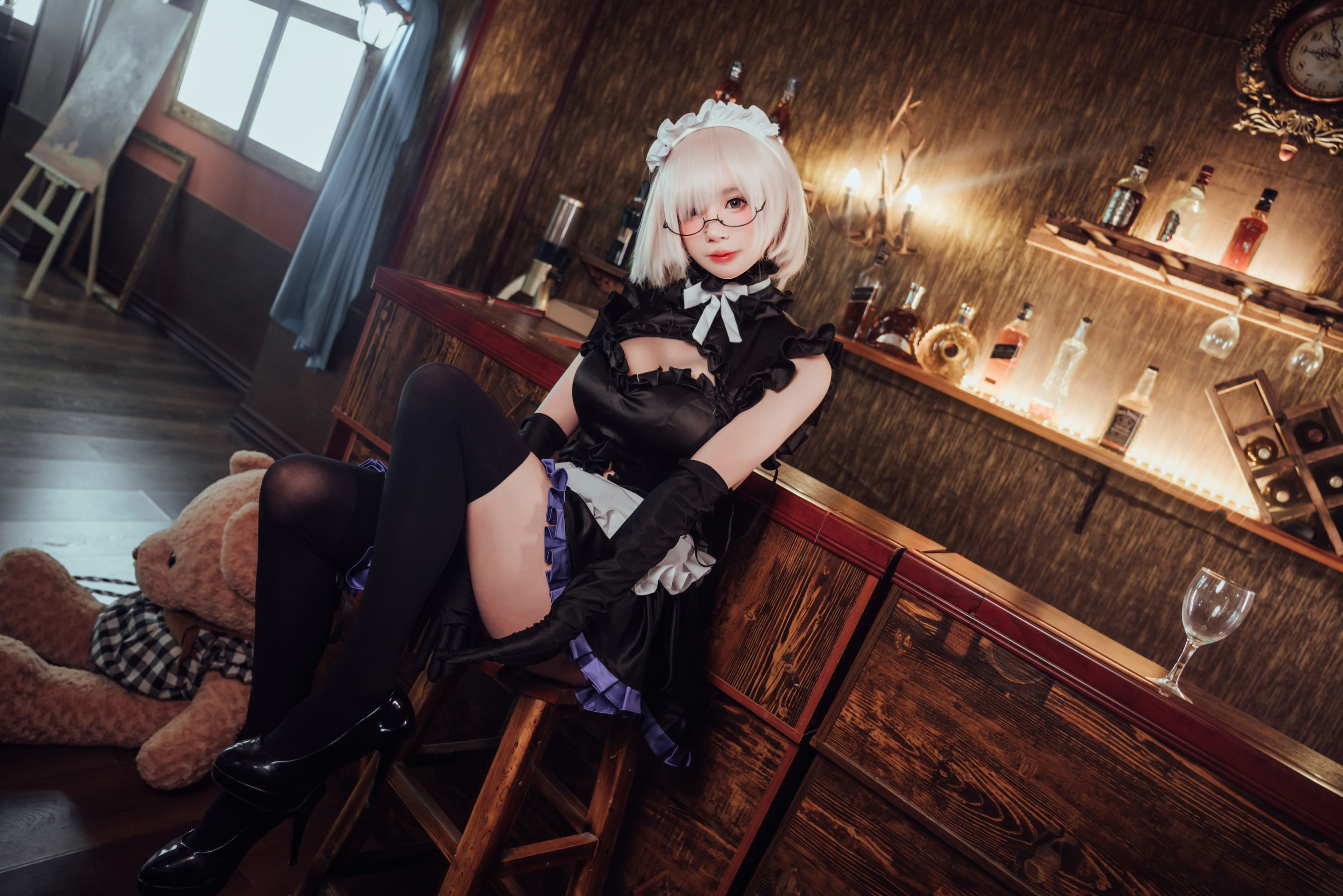 [福利COS] 西园寺南歌写真 - 玛修女仆