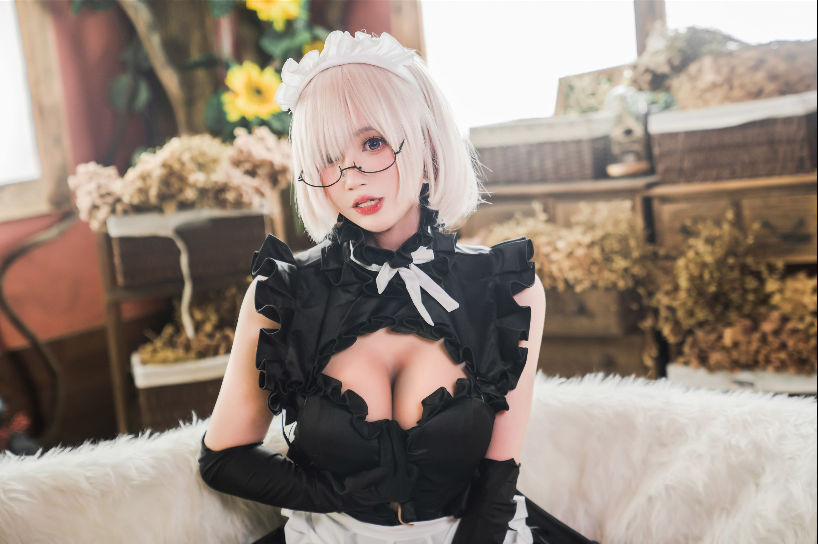 [福利COS] 西园寺南歌写真 - 玛修女仆